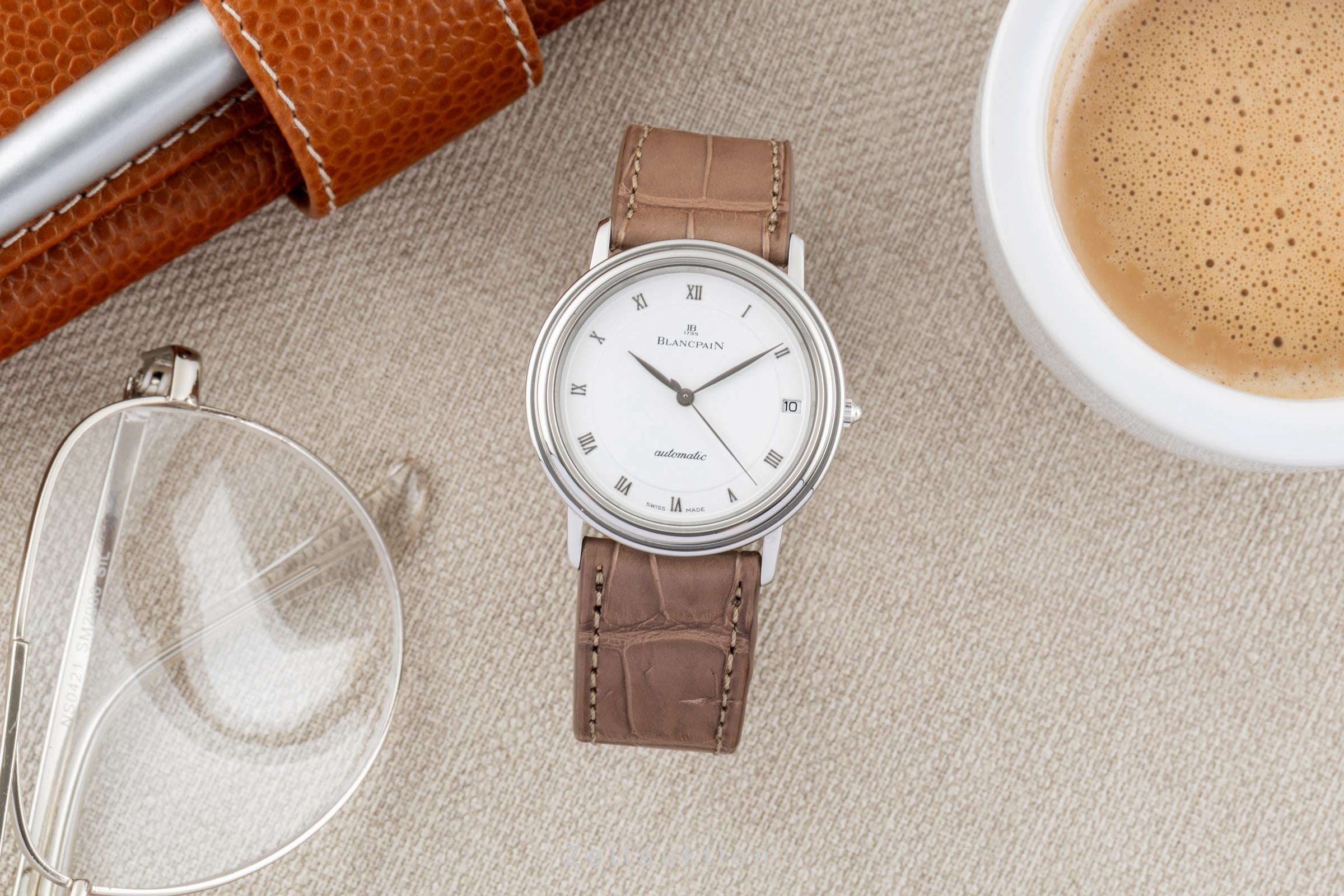 Blancpain Villeret acier automatique montre pour hommes 1195-1127  [2600080]