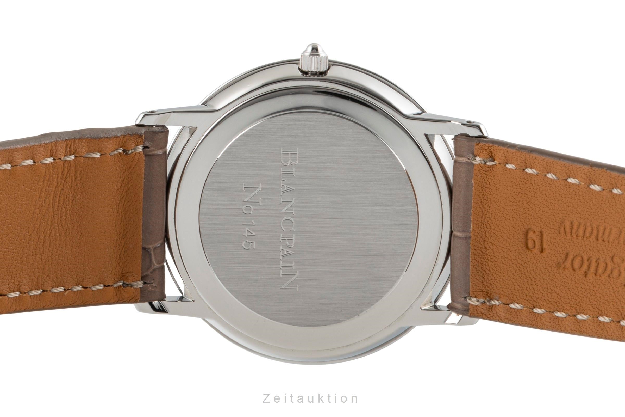 Blancpain Villeret acier automatique montre pour hommes 1195-1127  [2600080]