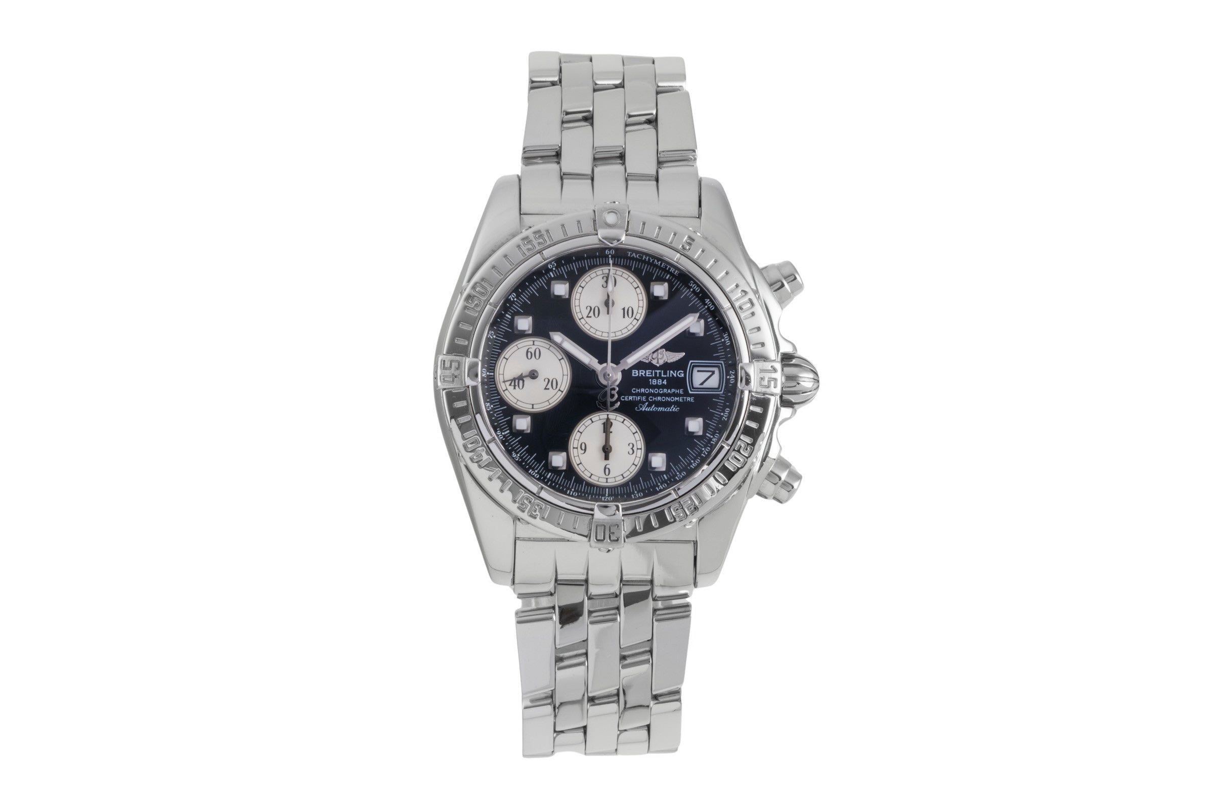 Breitling Cockpit Chronograph Stahl Automatik Herrenuhr Ref. A13357 [2600085]