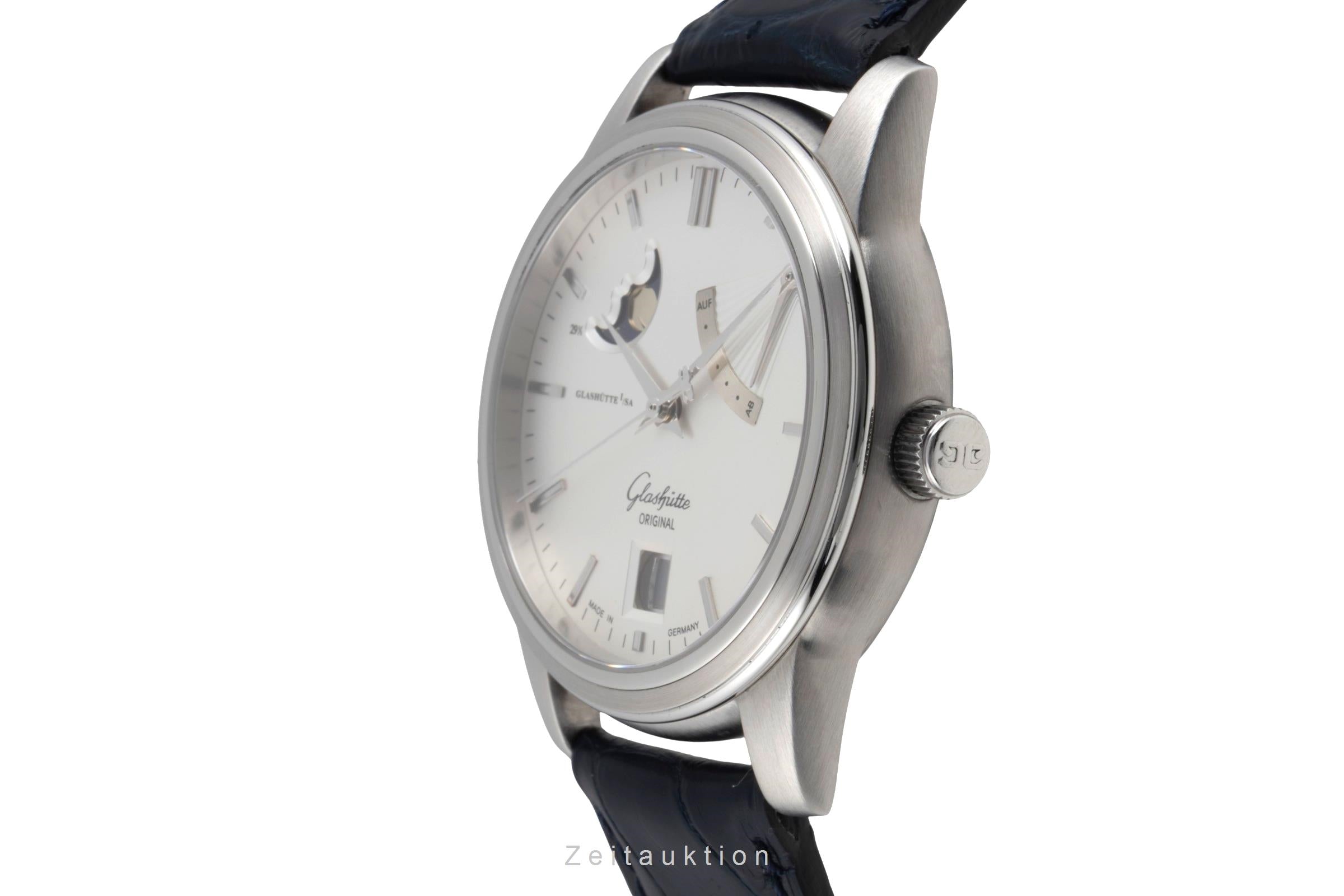 Glashütte Senator steel automatic men's watch 39-44-04-12-04  [2600086]