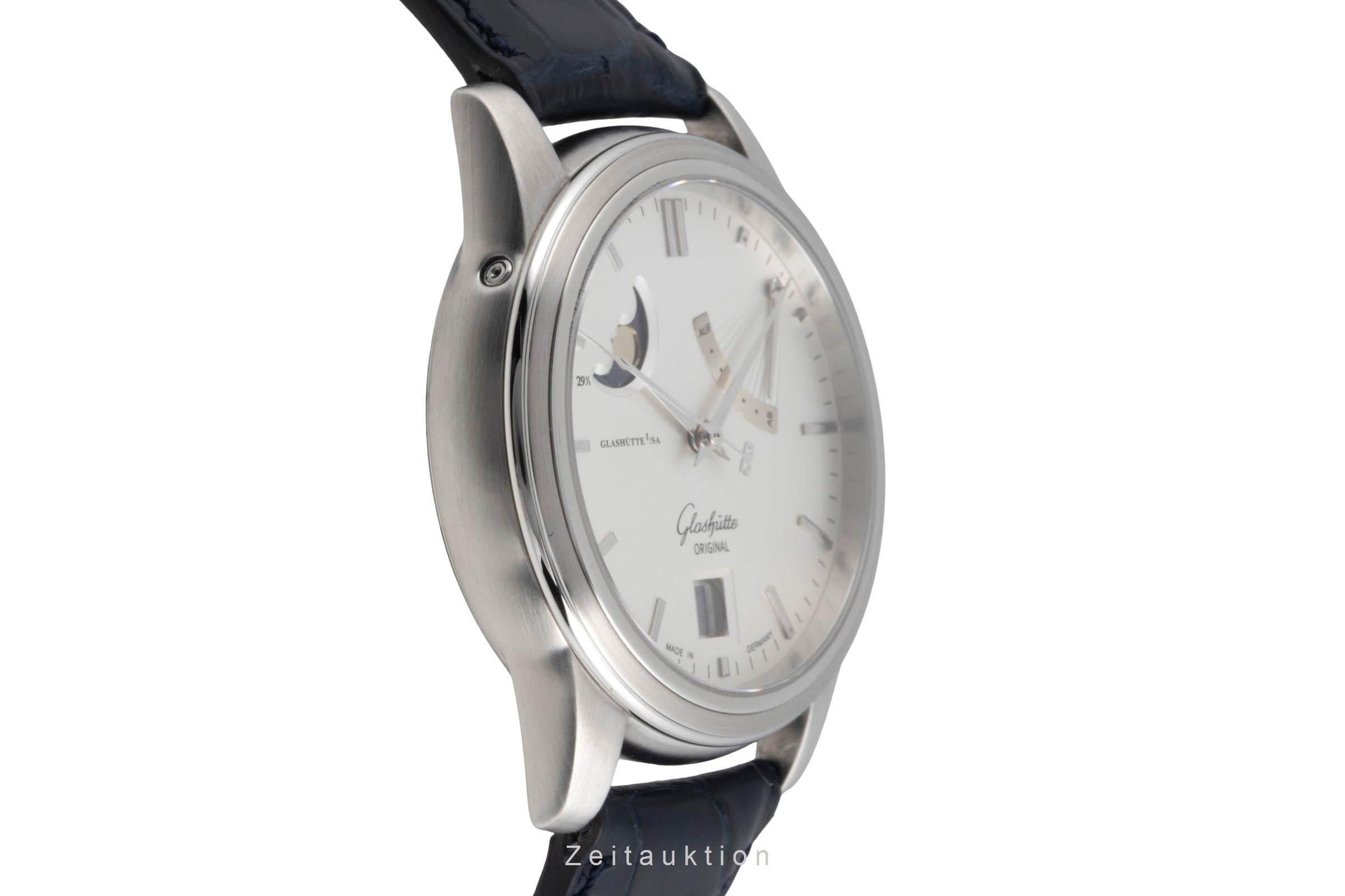 Glashütte Senator steel automatic men's watch 39-44-04-12-04  [2600086]