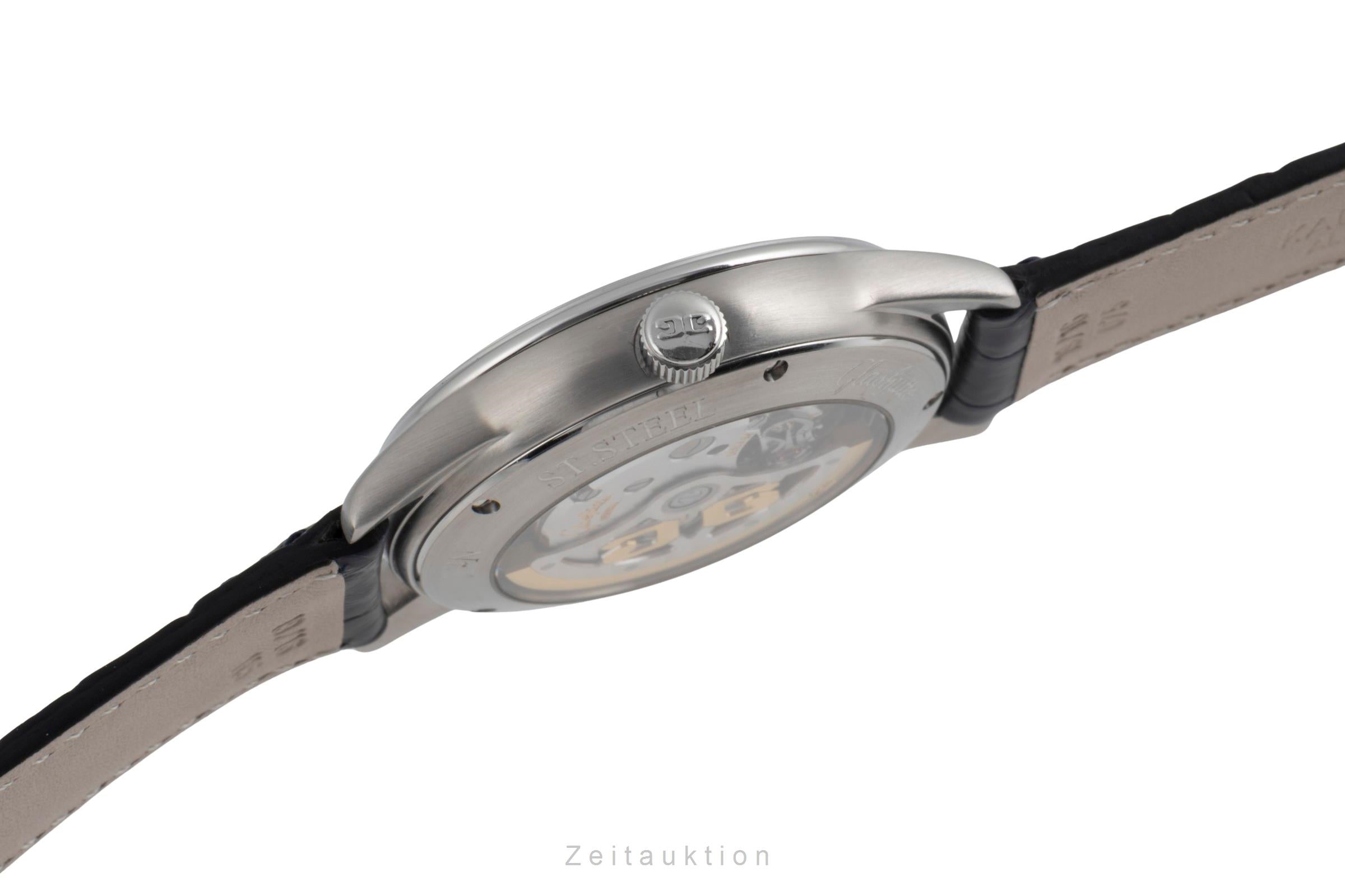 Glashütte Senator steel automatic men's watch 39-44-04-12-04  [2600086]