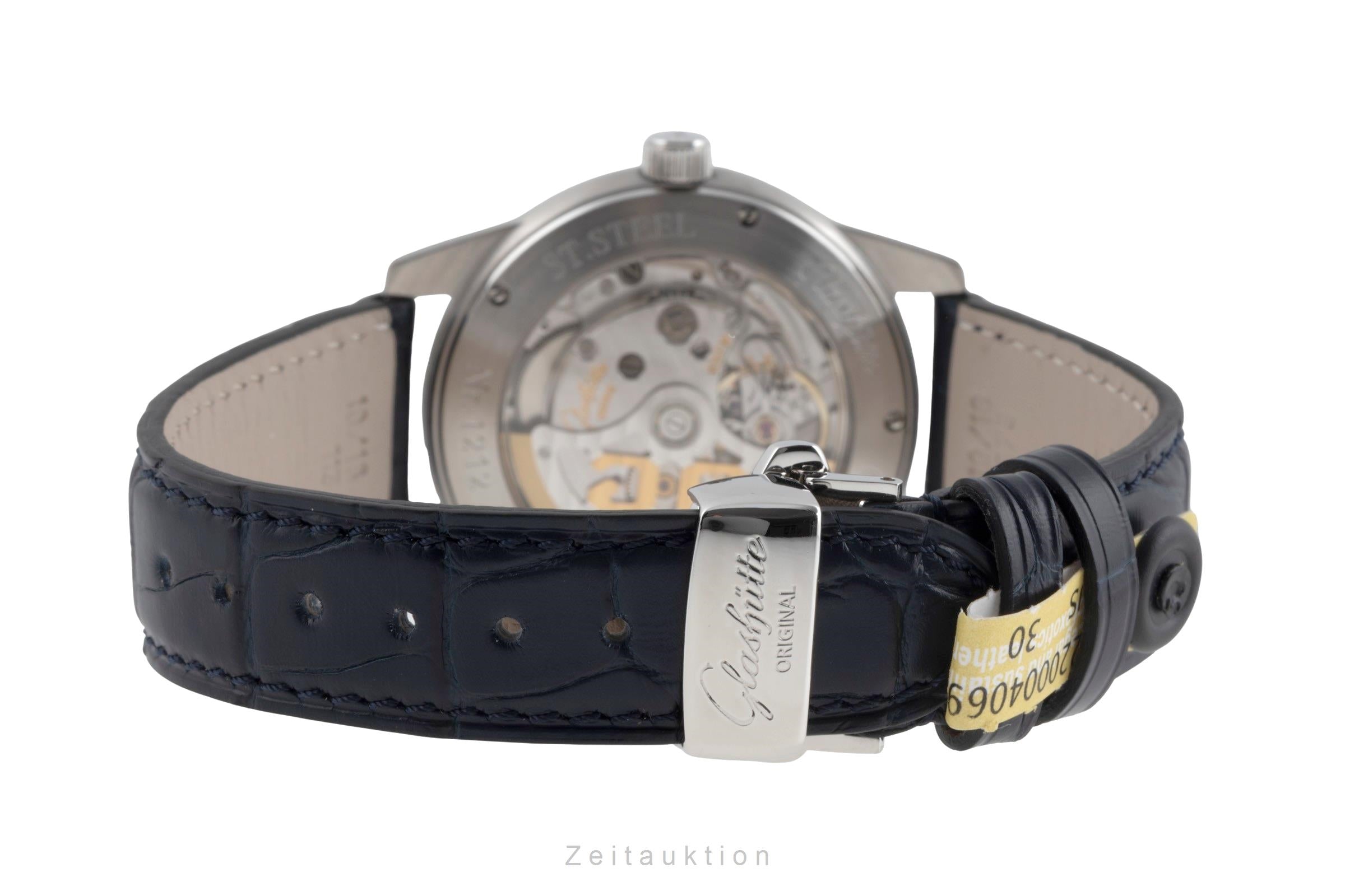 Glashütte Senator steel automatic men's watch 39-44-04-12-04  [2600086]