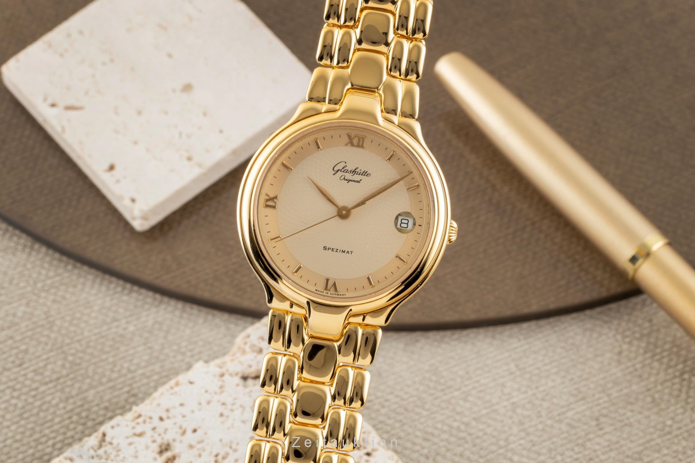 Glashütte Original Spezimat vergoldet Automatik Herrenuhr Klassiker [2600087]