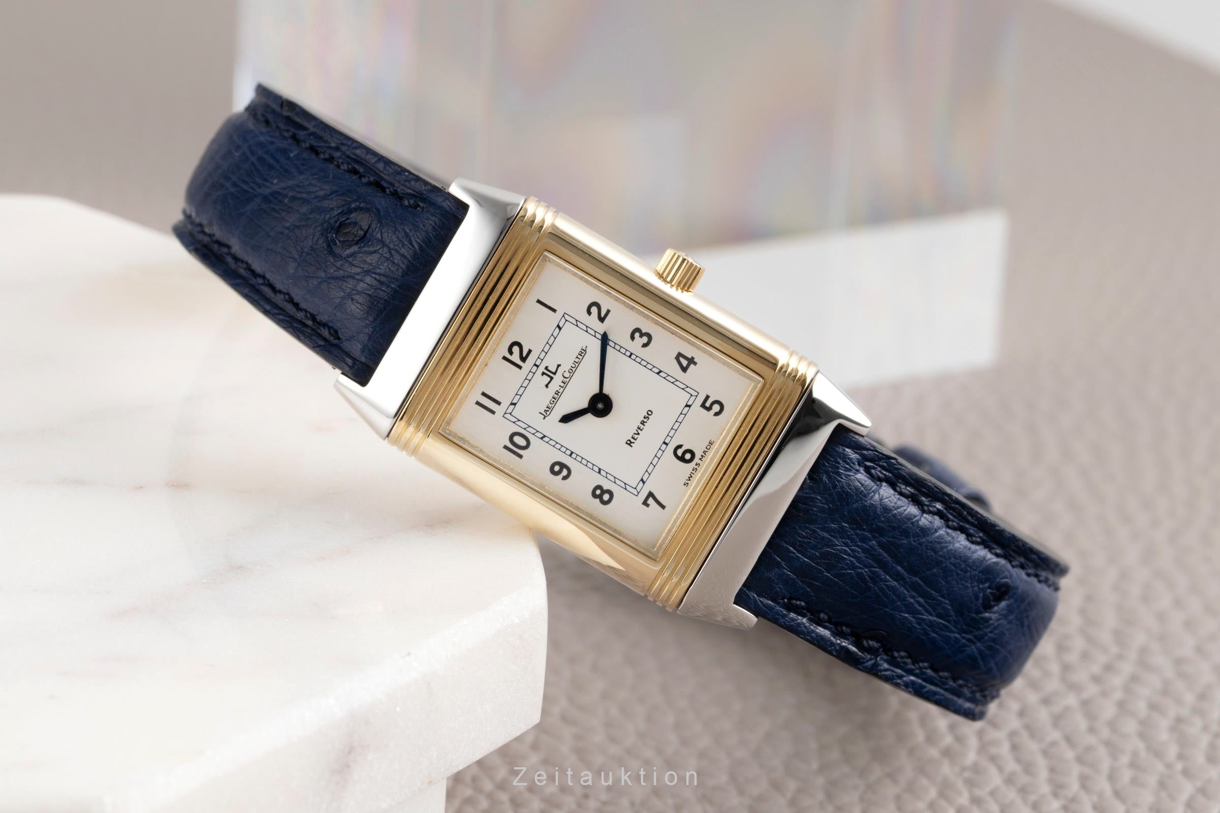 Jaeger LeCoultre Reverso acier / or  à remontage manuel montre pour femmes 260.5.86  [2600098]