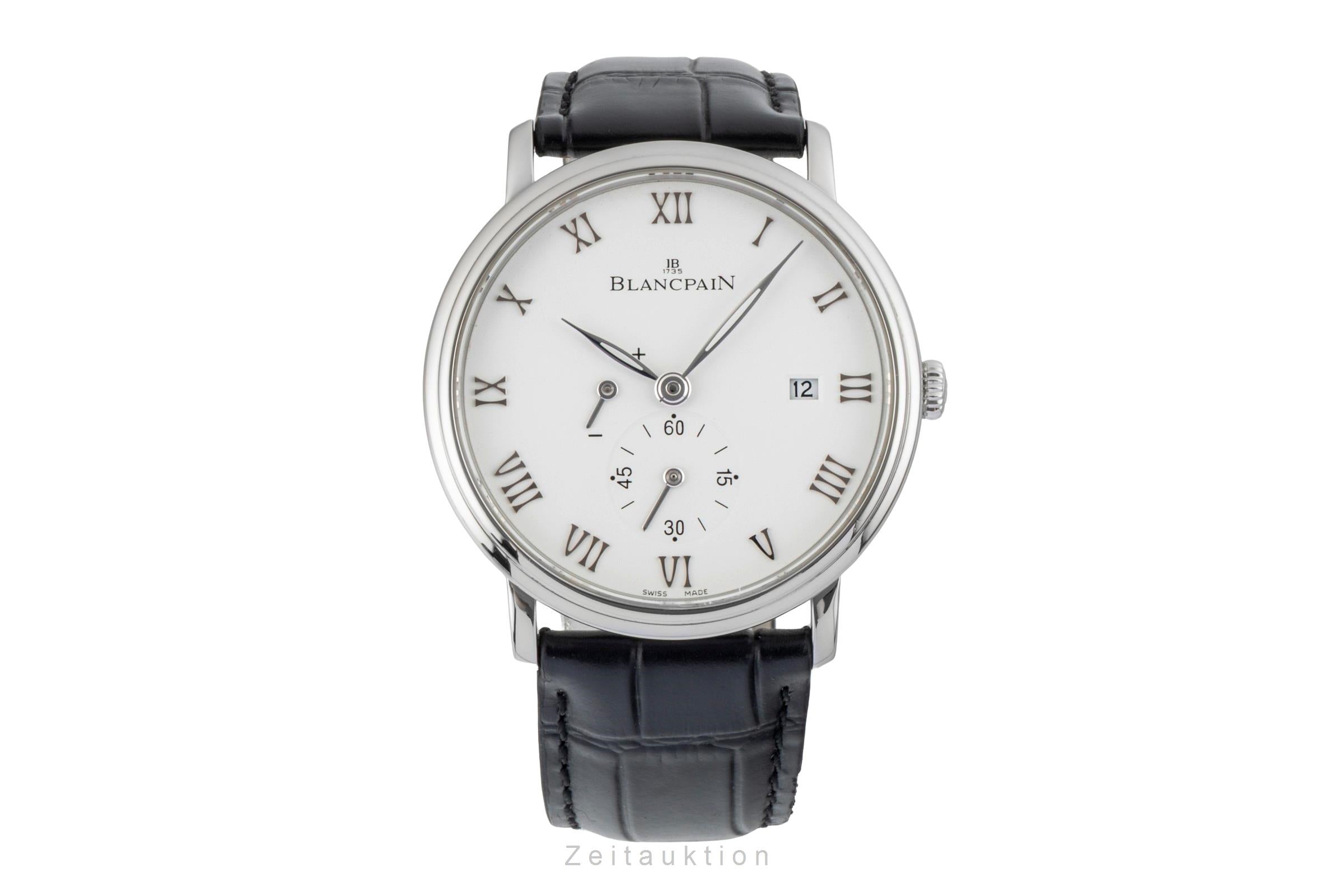 Blancpain Villeret steel manual winding Kal. 11C5 Ref. 6606-1127