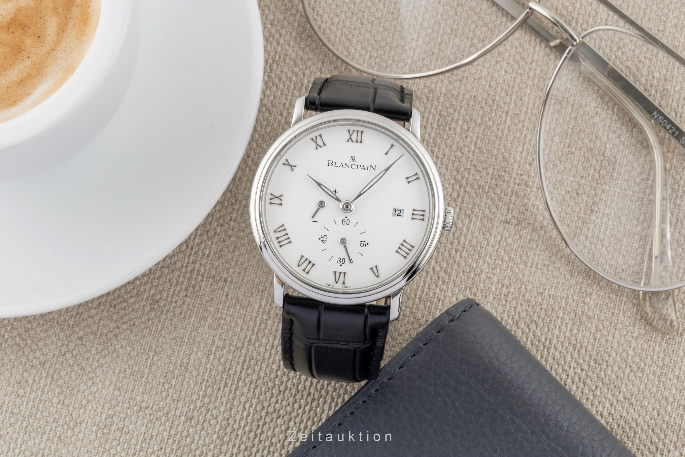 Blancpain Villeret steel manual winding Kal. 11C5 Ref. 6606-1127