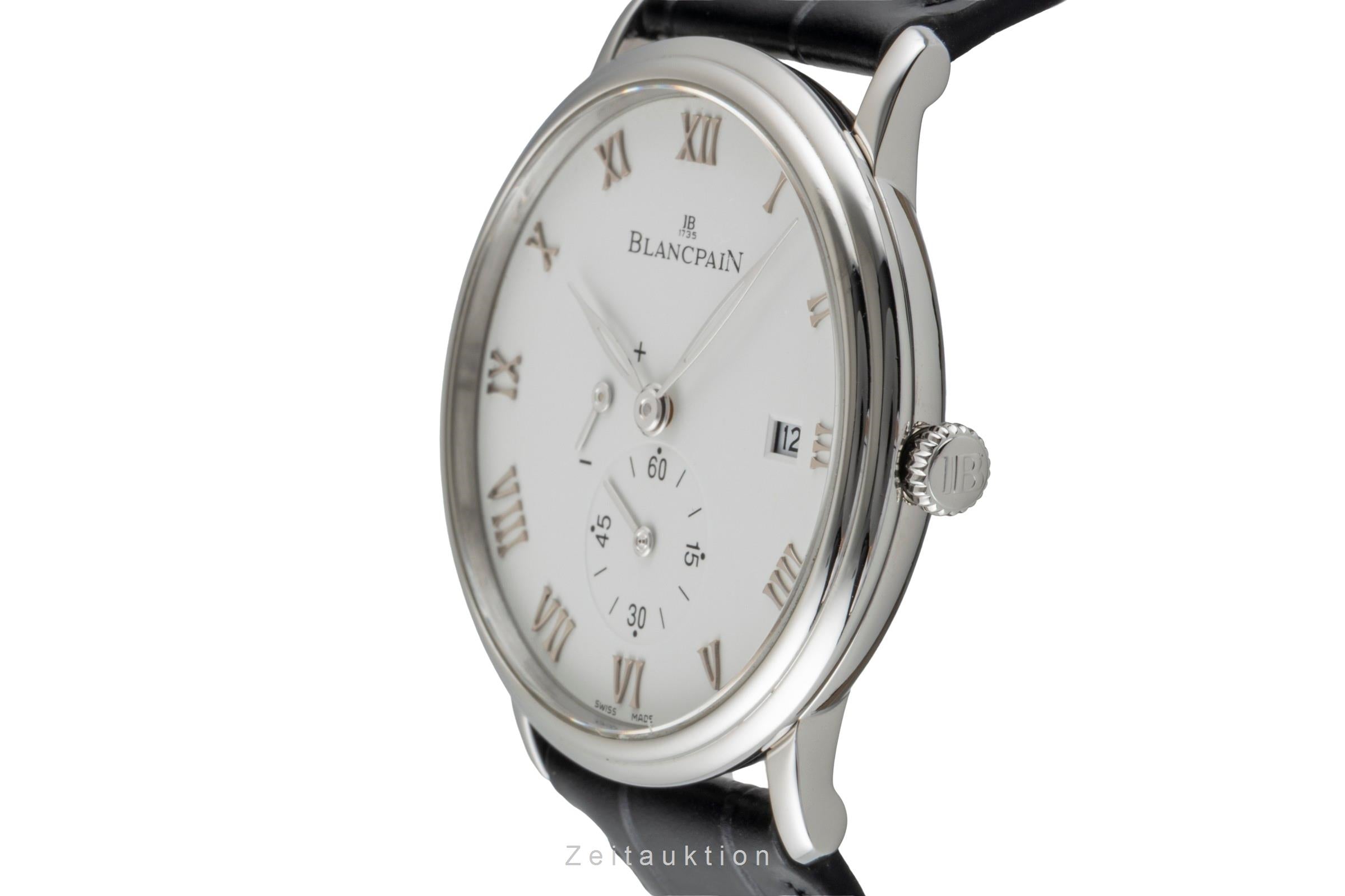 Blancpain Villeret steel manual winding men's watch 6606-1127-55B LP: 11100EUR  [2600099]