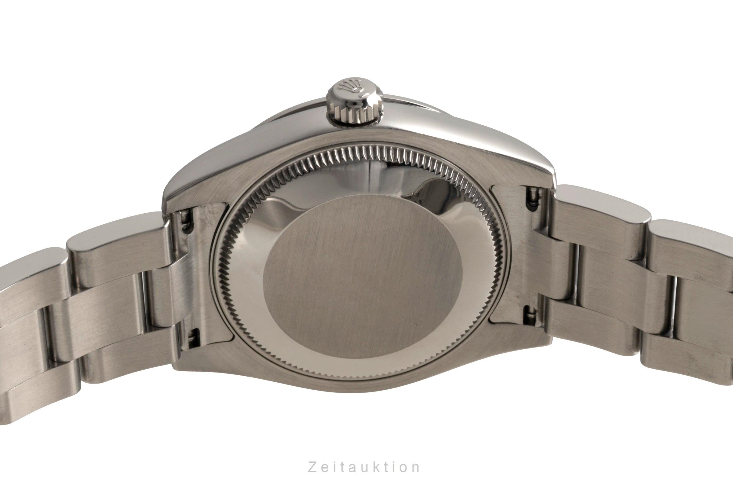 Rolex Oyster Perpetual 31 White Dial Automatik Edelstahl Damenuhr Ref 177200 B&P [2600102]