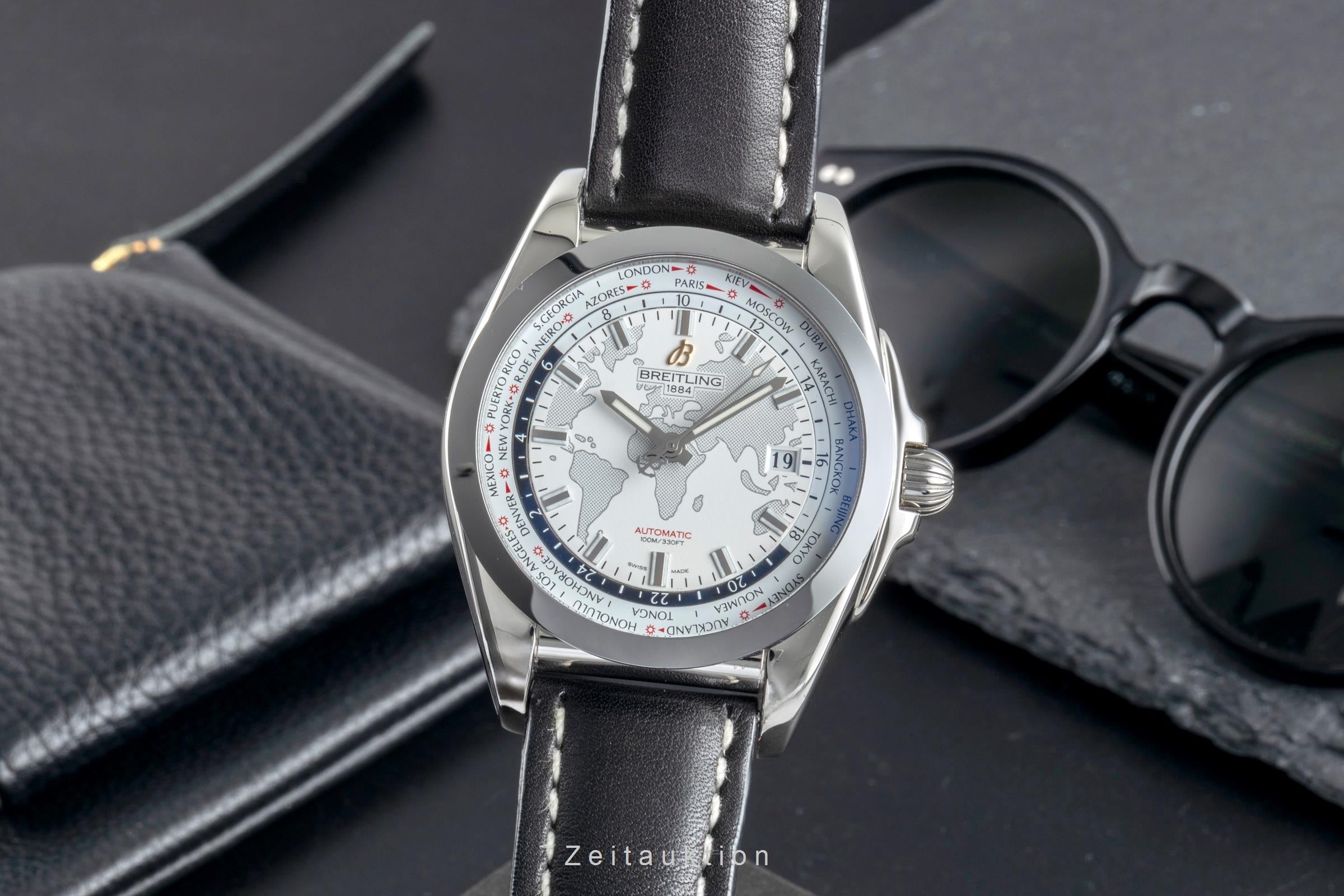 Breitling Galactic Unitime SleekT Weltzeit Automatik Herrenuhr Ref WB3510U0/A777 [2600105]
