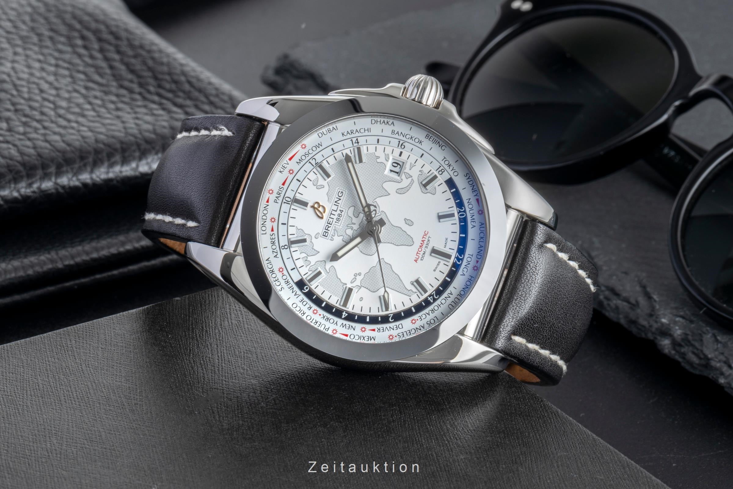 Breitling Galactic Unitime SleekT Weltzeit Automatik Herrenuhr Ref WB3510U0/A777 [2600105]