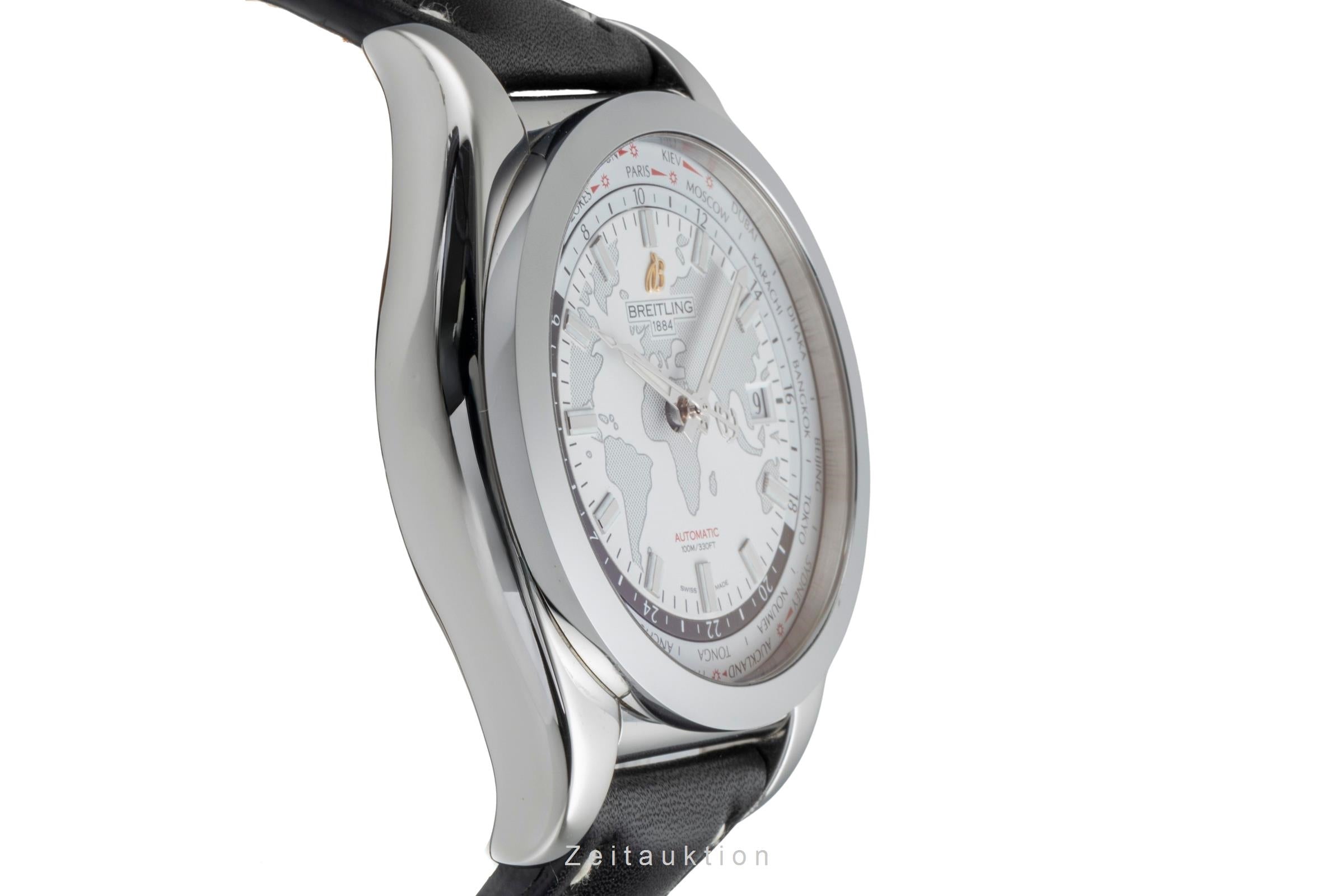 Breitling Galactic Unitime SleekT Weltzeit Automatik Herrenuhr Ref WB3510U0/A777 [2600105]