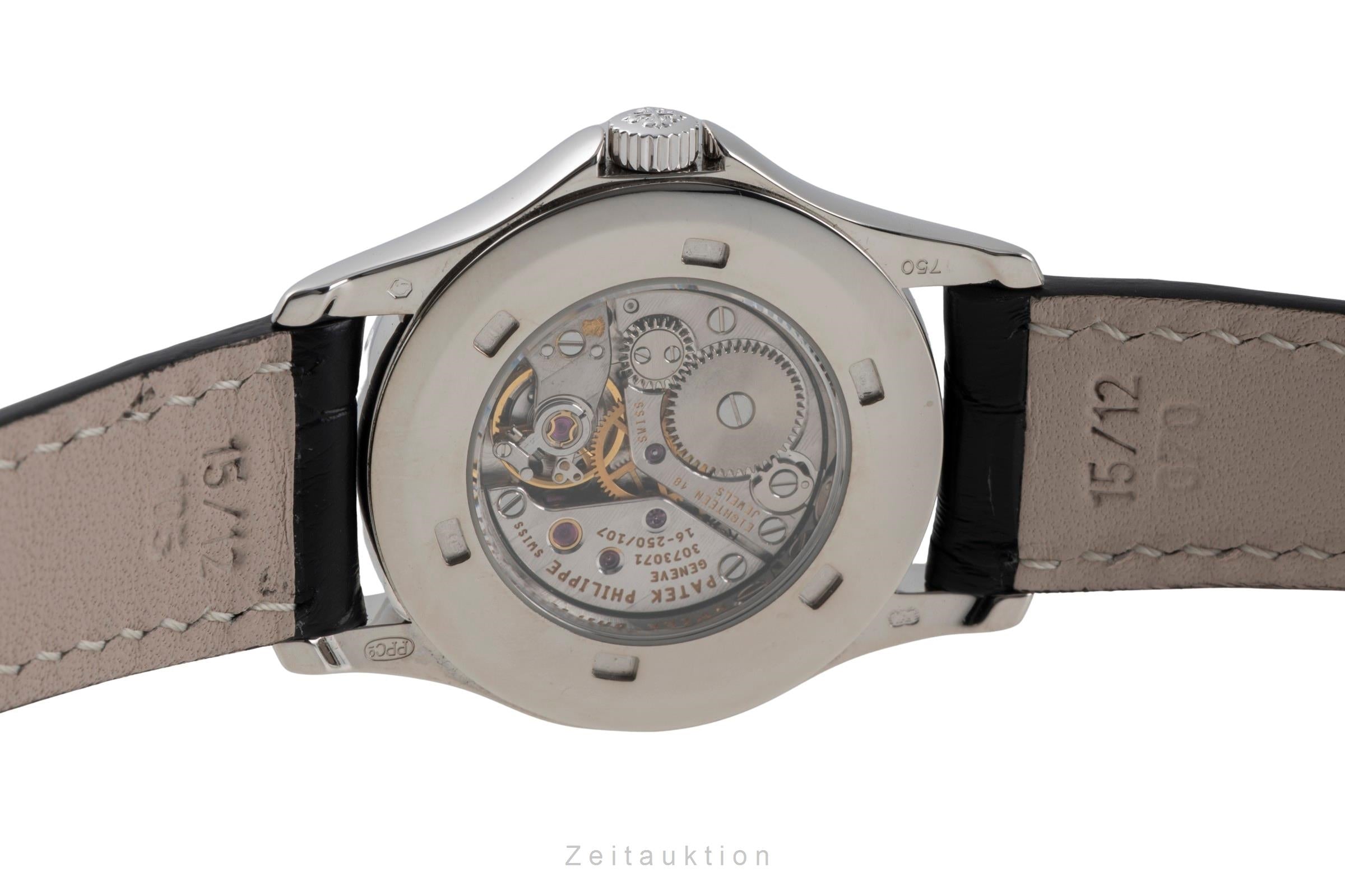 Patek Philippe Calatrava or blanc 18 ct à remontage manuel montre pour femmes 4905  [2600110]