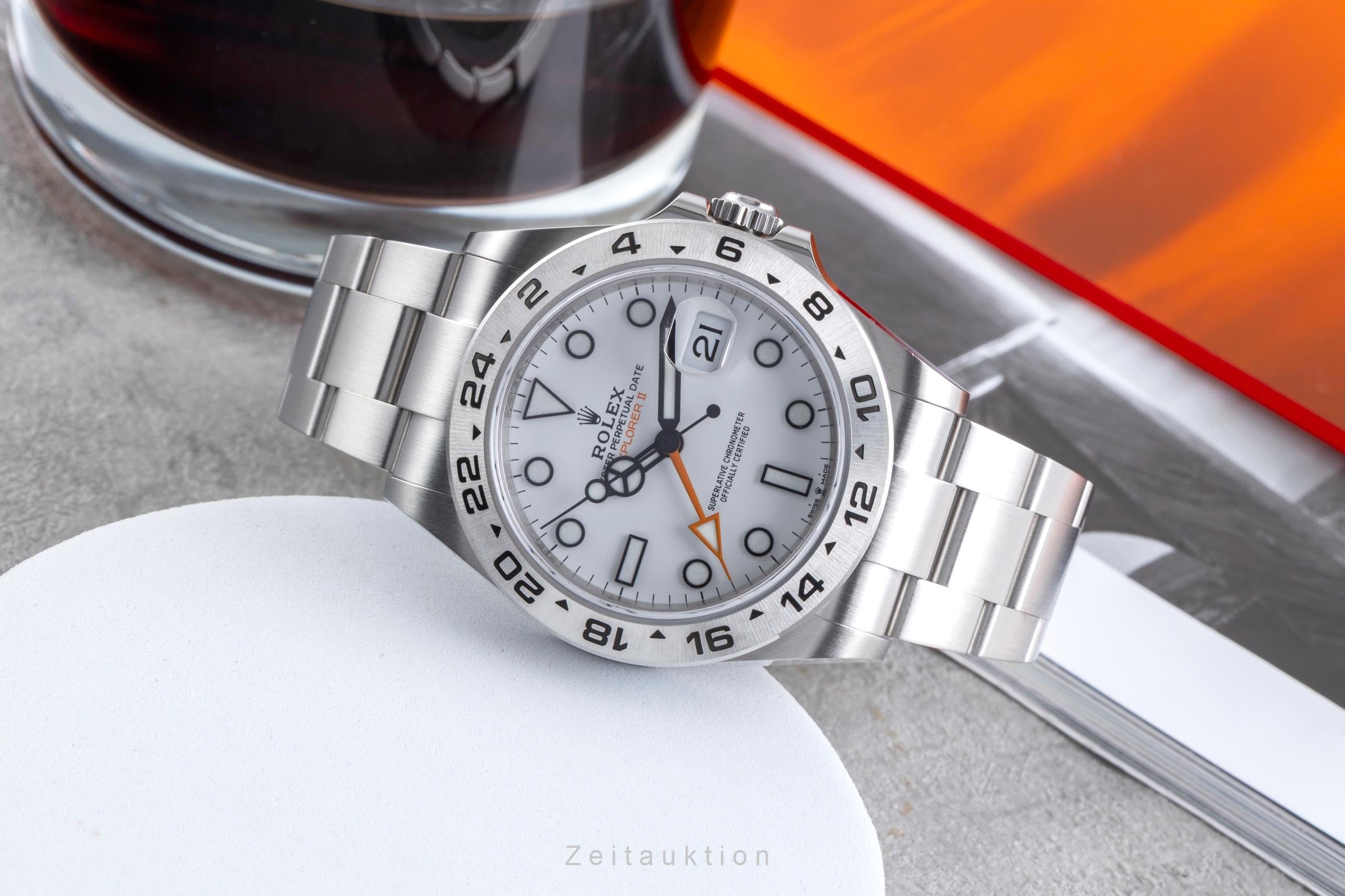Rolex Explorer II Automatik Edelstahl Herrenuhr Ref. 226570 Box & Papiere 2024 [2600111]