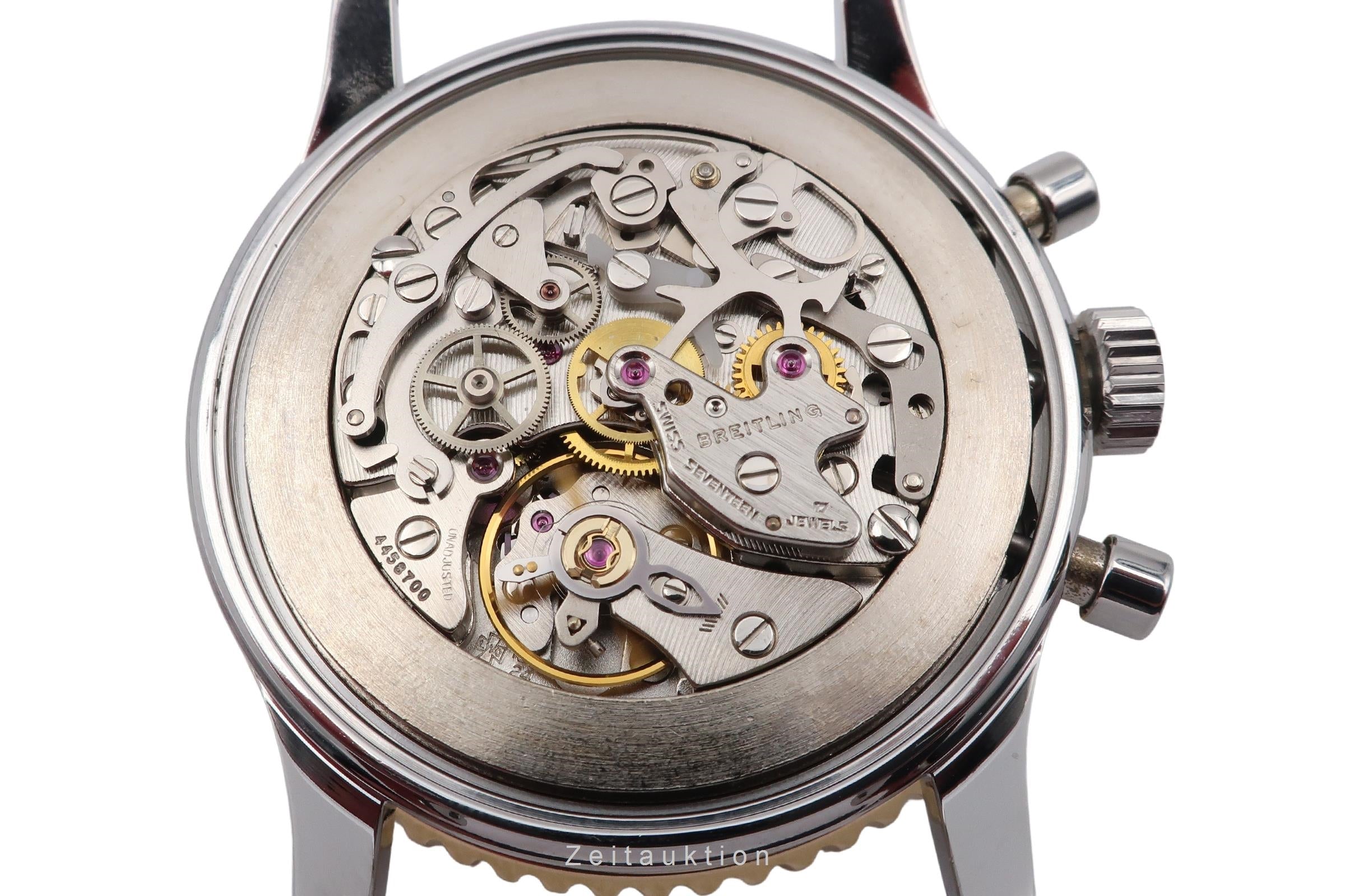 Breitling Navitimer Cosmonaute chronographe acier / or  à remontage manuel montre pour hommes B12019  [2600116]