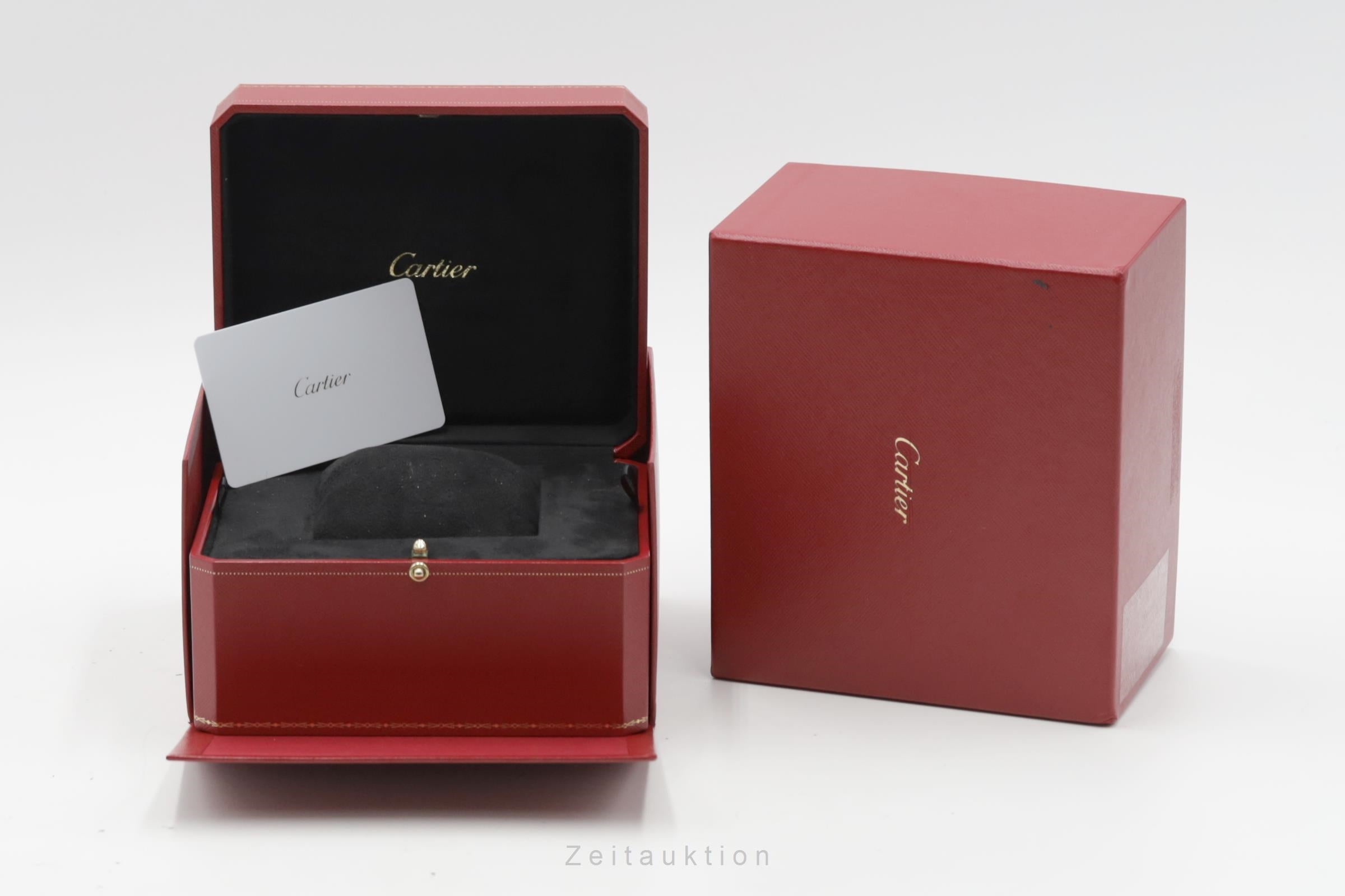 Cartier Santos Dumont Black Lacquer Handaufzug Herrenuhr Ref. WSSA0046 B&P 2025 [2600117]