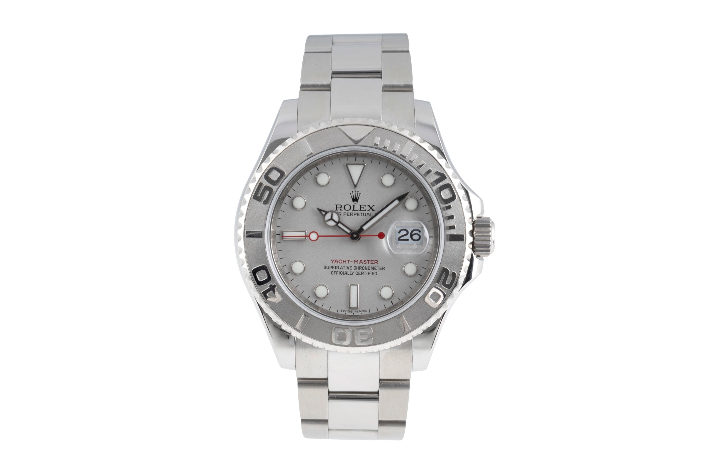 Rolex Yacht-Master acier / platine automatique montre pour hommes 16622  [2600118]