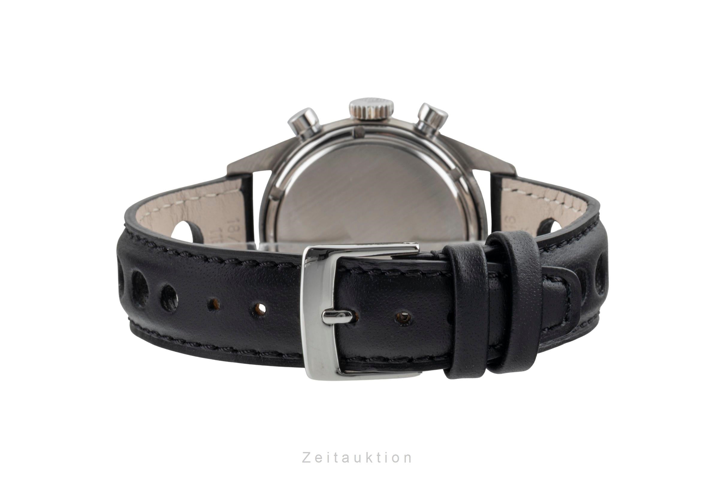 Heuer Carrera chronograph steel manual winding men's watch 2447S Vintage  [2600120]