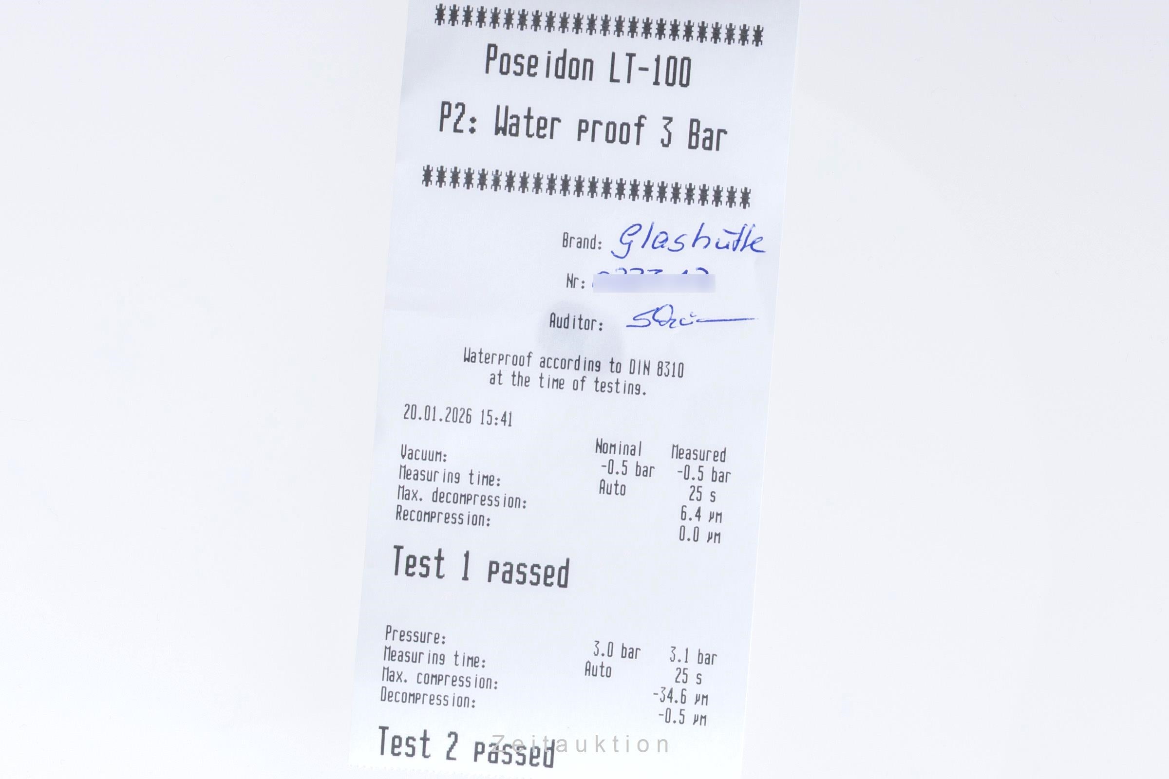 Glashütte Senator Sixties Panoramadatum Automatik Stahl Ref 2-39-47-06-02-04 B&P [2600122]