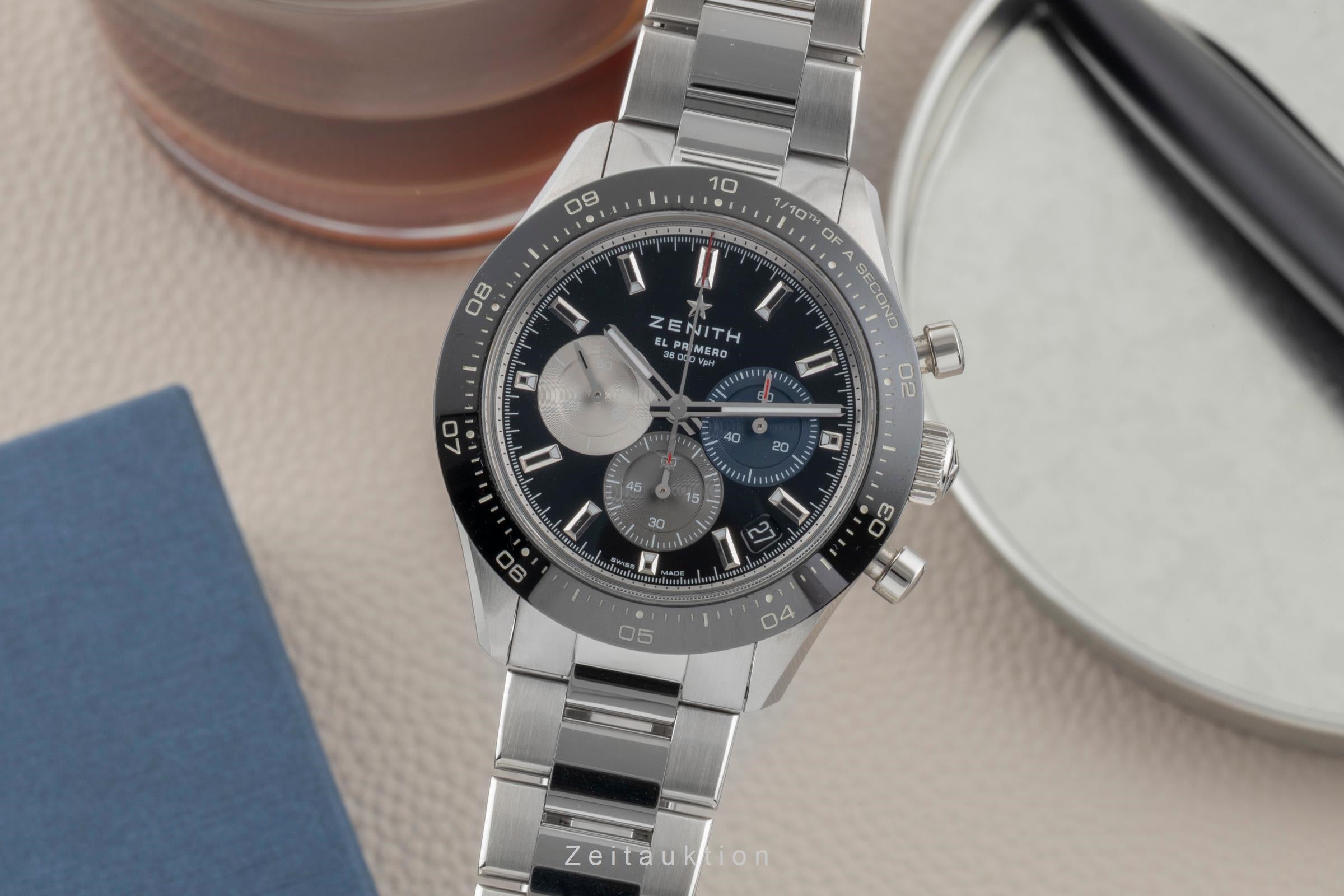 Zenith Chronomaster chronograph steel automatic men's watch 03.3100.3600/21.M3100 LP: 12200EUR  [2600124]