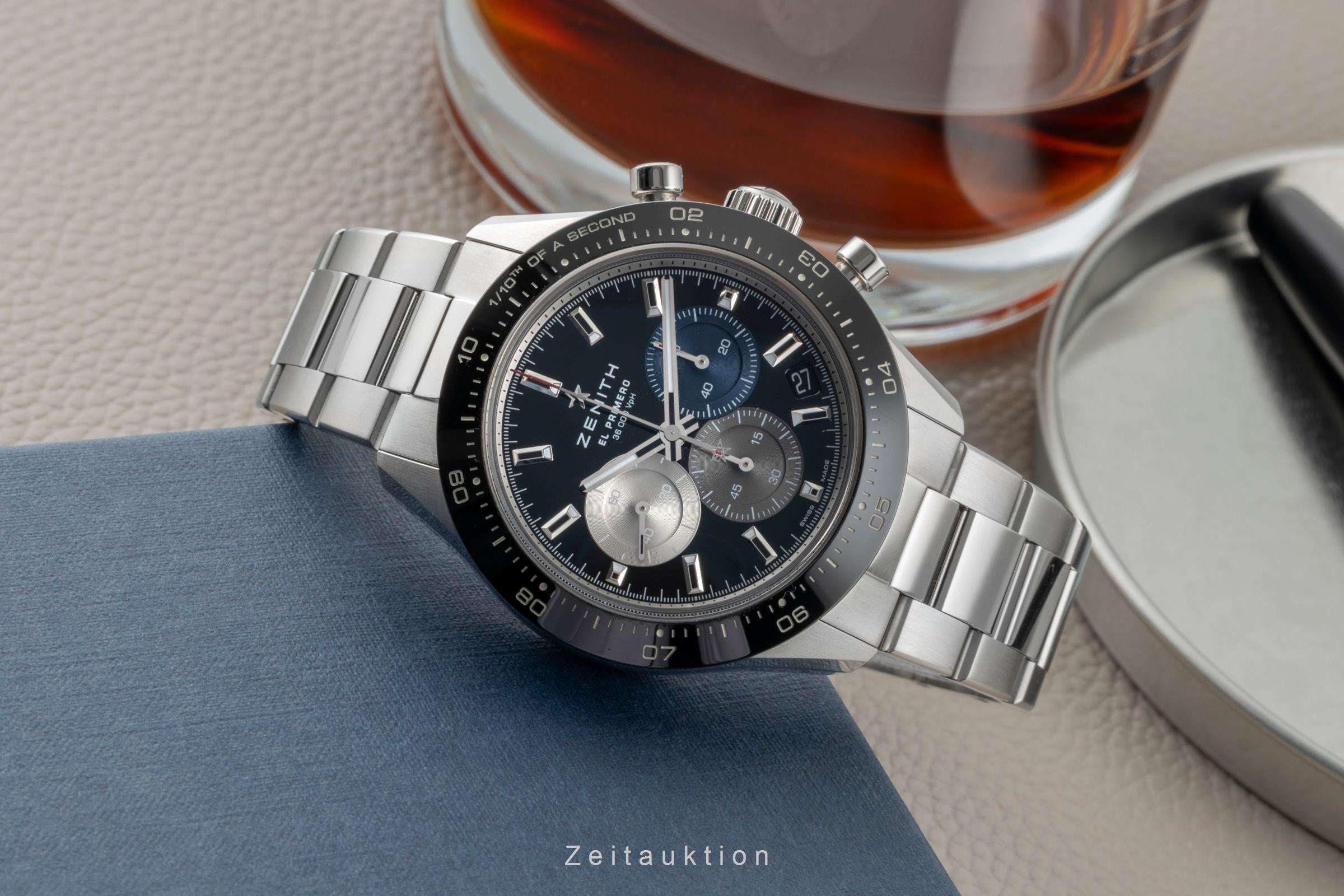 Zenith Chronomaster chronograph steel automatic men's watch 03.3100.3600/21.M3100 LP: 12200EUR  [2600124]