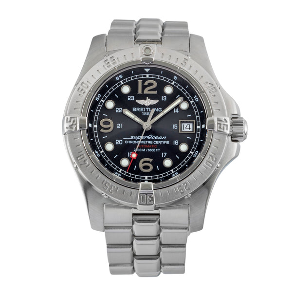 Breitling Superocean acier automatique montre pour hommes A17390  [2600129]