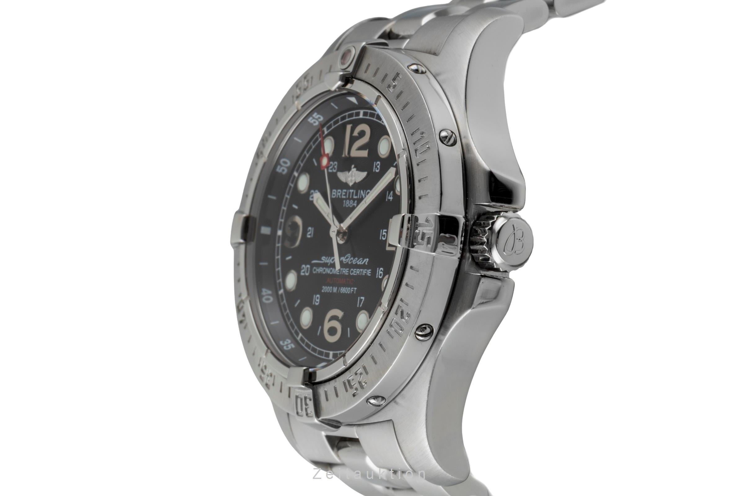 Breitling Superocean acier automatique montre pour hommes A17390  [2600129]