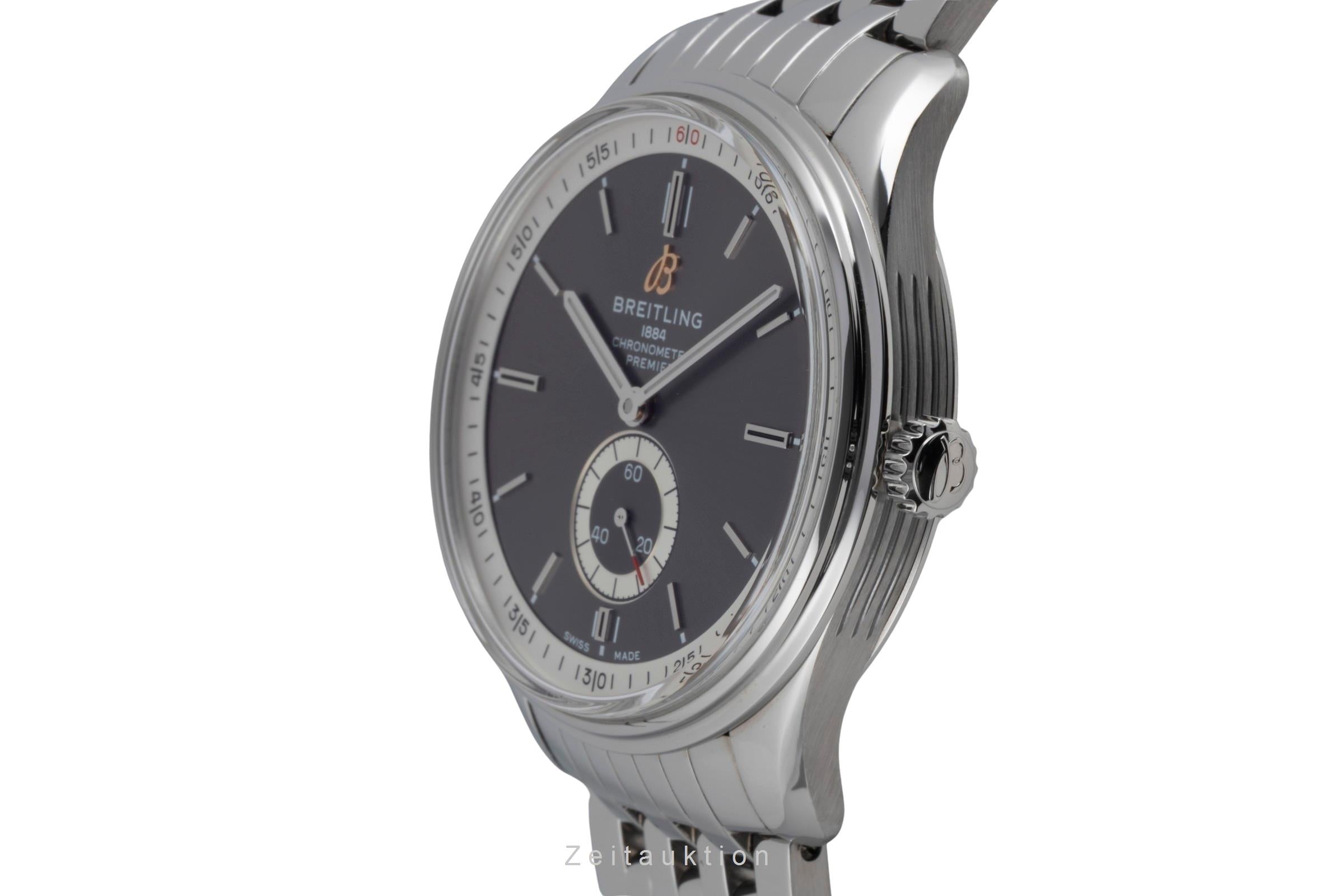 Breitling Premier steel automatic men's watch A37340351B1A1  [2600130]