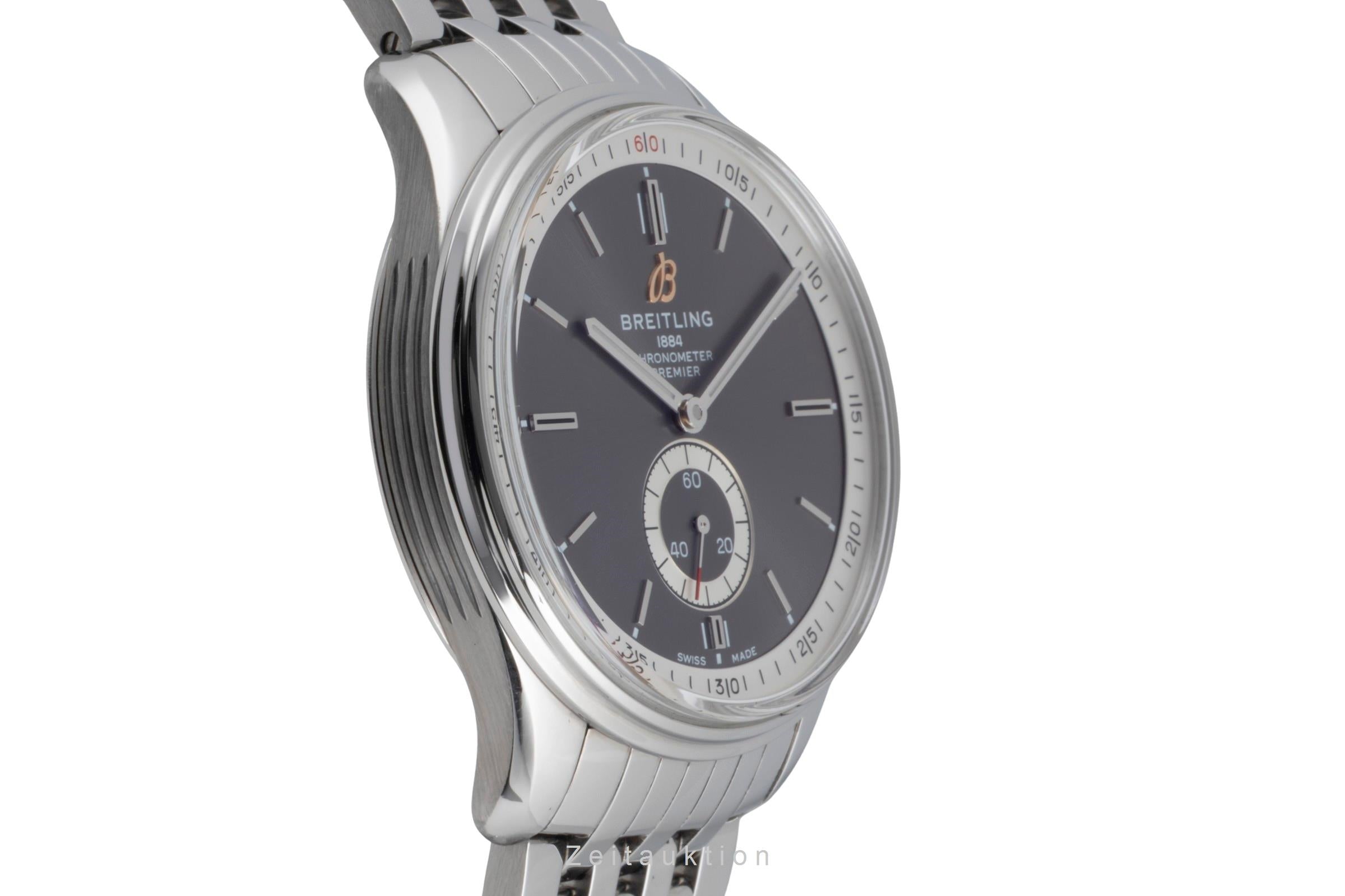 Breitling Premier steel automatic men's watch A37340351B1A1  [2600130]