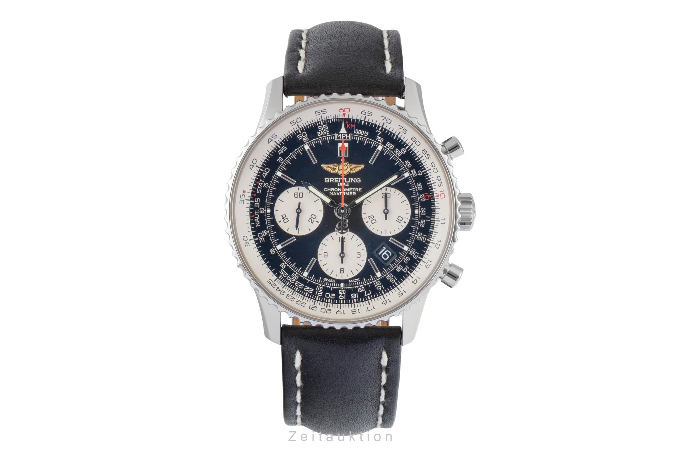 Breitling Navitimer 01 Automatik Edelstahl Ref. AB012012/BB01 B&P VP: 9300€ [2600131]