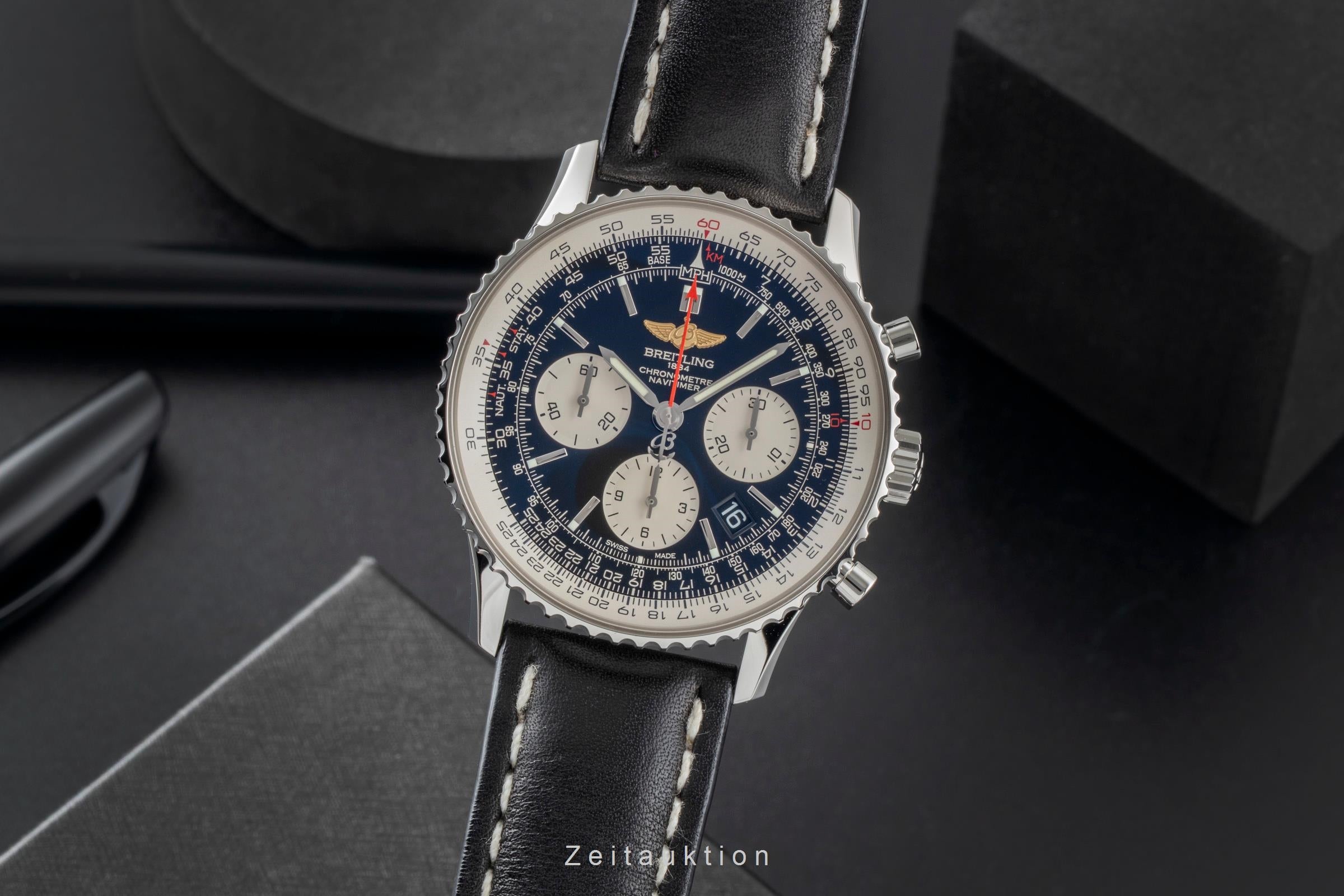 Breitling Navitimer 01 Automatik Edelstahl Ref. AB012012/BB01 B&P VP: 9300€ [2600131]