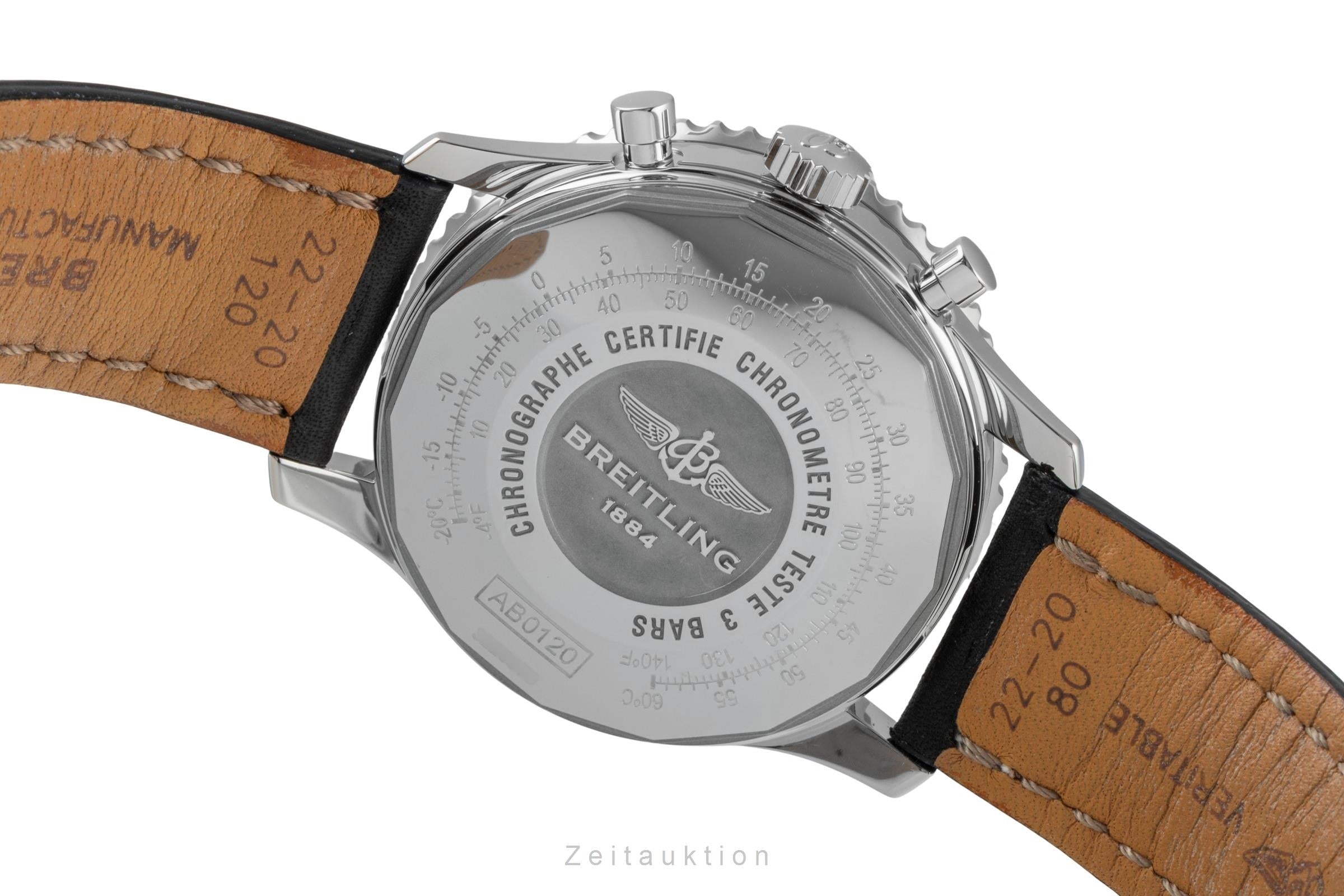 Breitling Navitimer 01 Automatik Edelstahl Ref. AB012012/BB01 B&P VP: 9300€ [2600131]