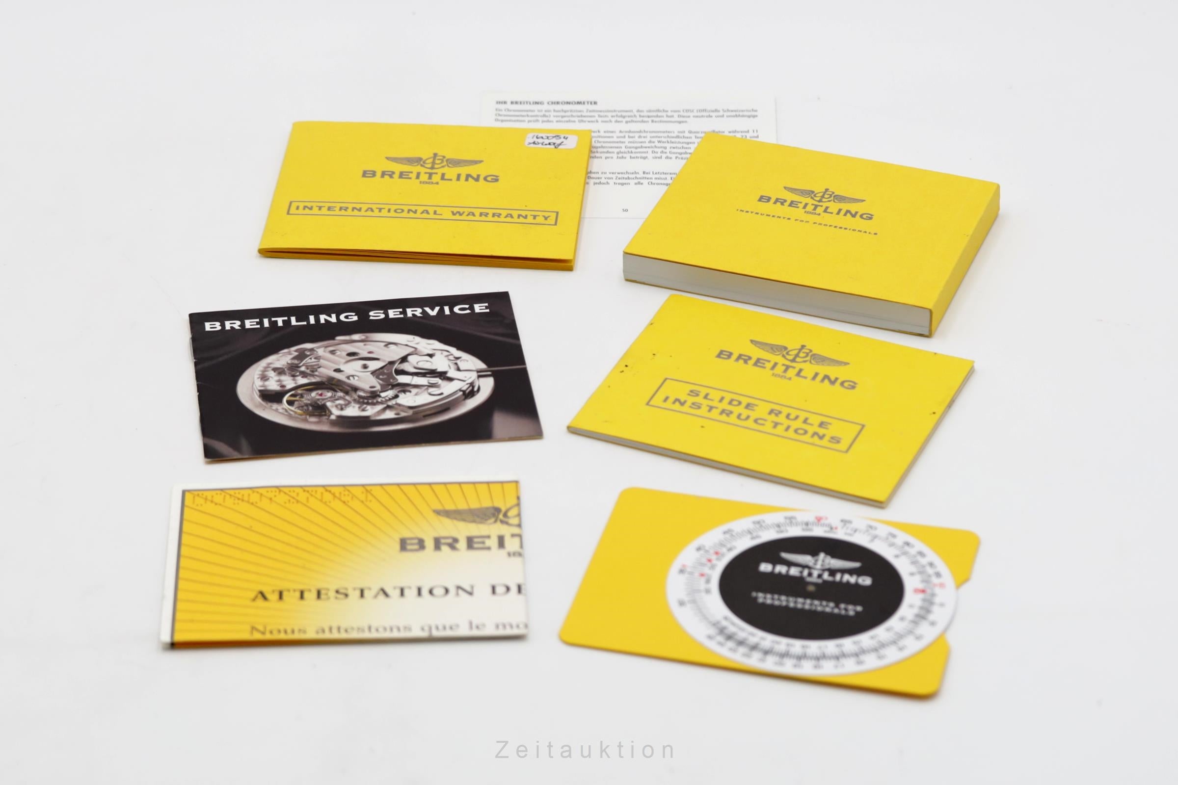 Breitling Airwolf Chronograph Quarz Edelstahl Herrenuhr Ref. A78364 Papiere 2009 [2600132]