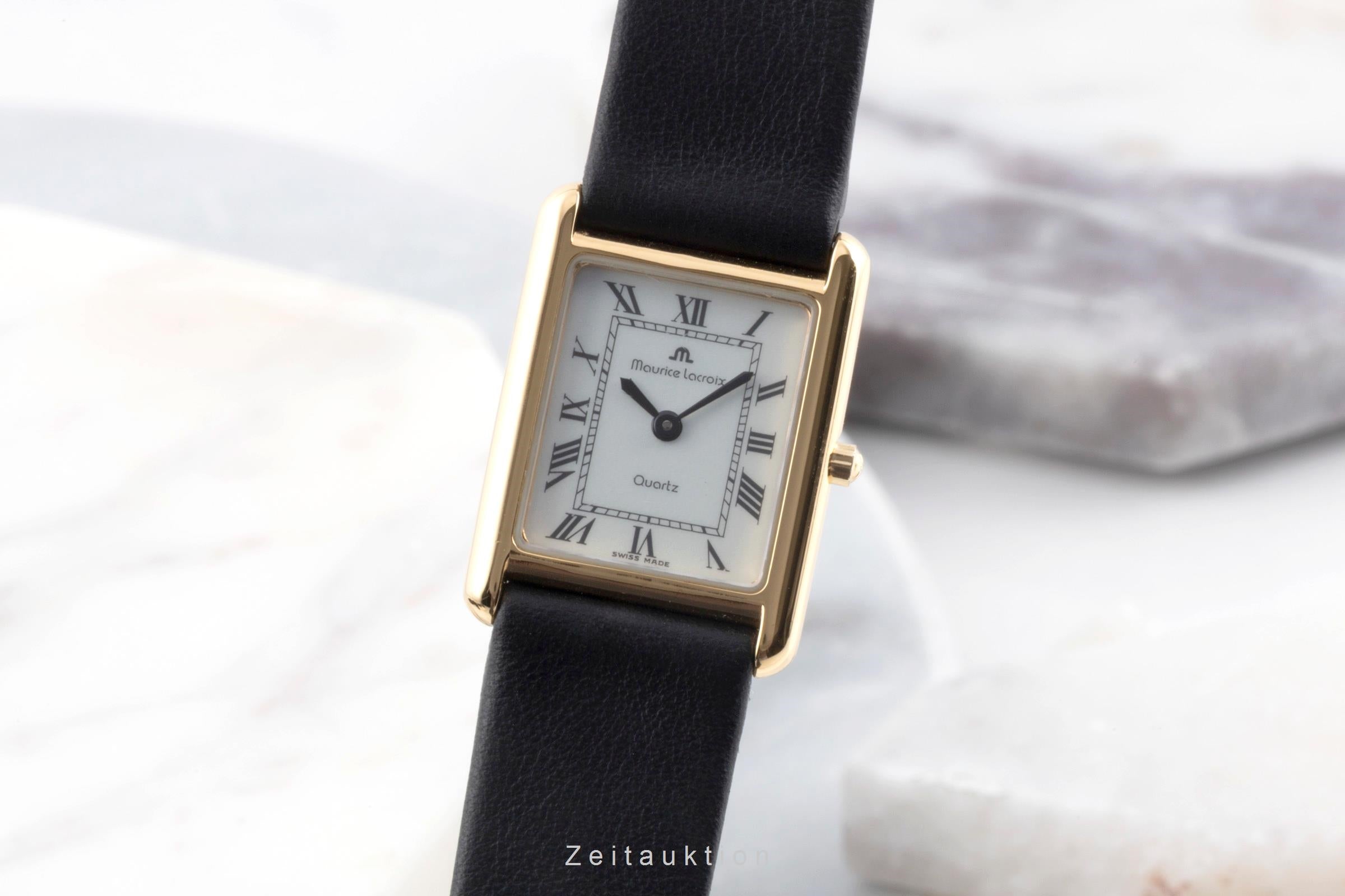 Maurice Lacroix gilt-brass quartz women's watch 32145-2  [2600135]