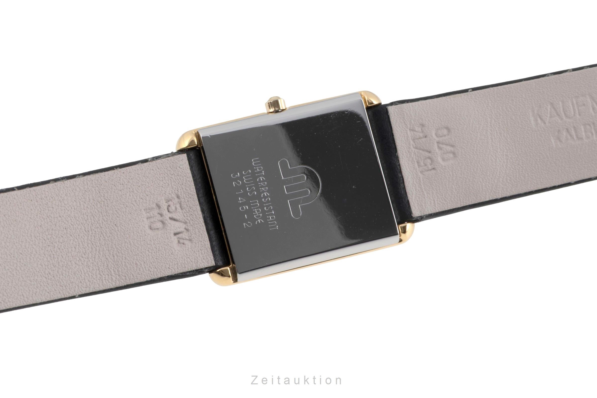 Maurice Lacroix "Tank" Style vergoldet Quarz Damenuhr Ref. 32145-2  [2600135]