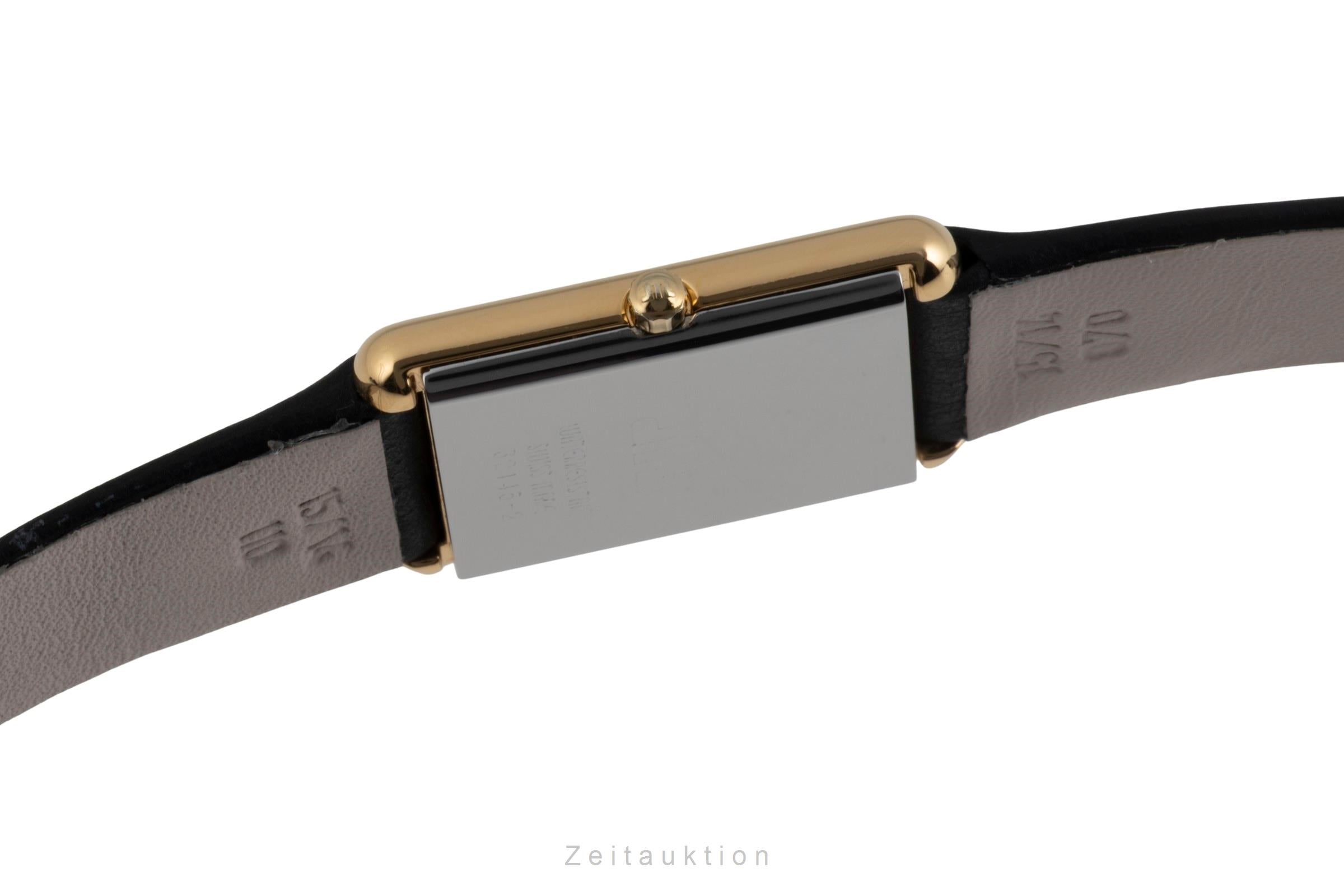 Maurice Lacroix "Tank" Style vergoldet Quarz Damenuhr Ref. 32145-2  [2600135]