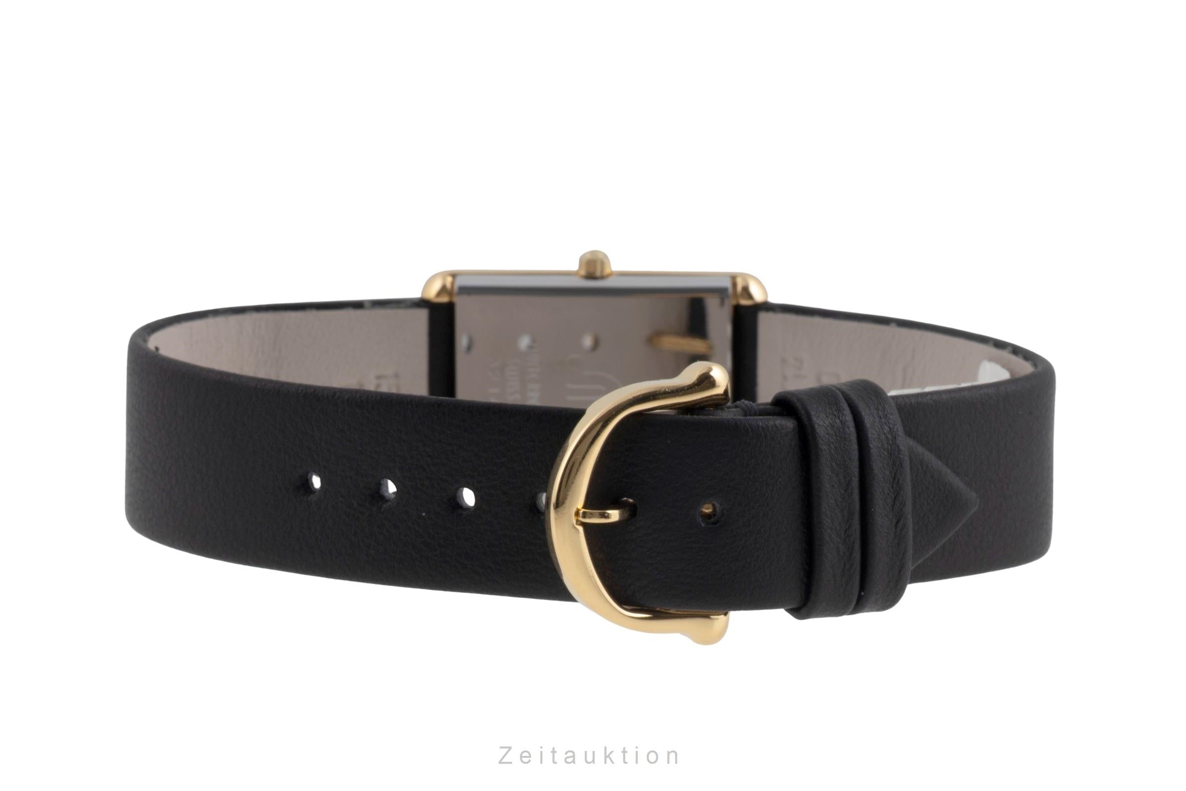 Maurice Lacroix "Tank" Style vergoldet Quarz Damenuhr Ref. 32145-2  [2600135]