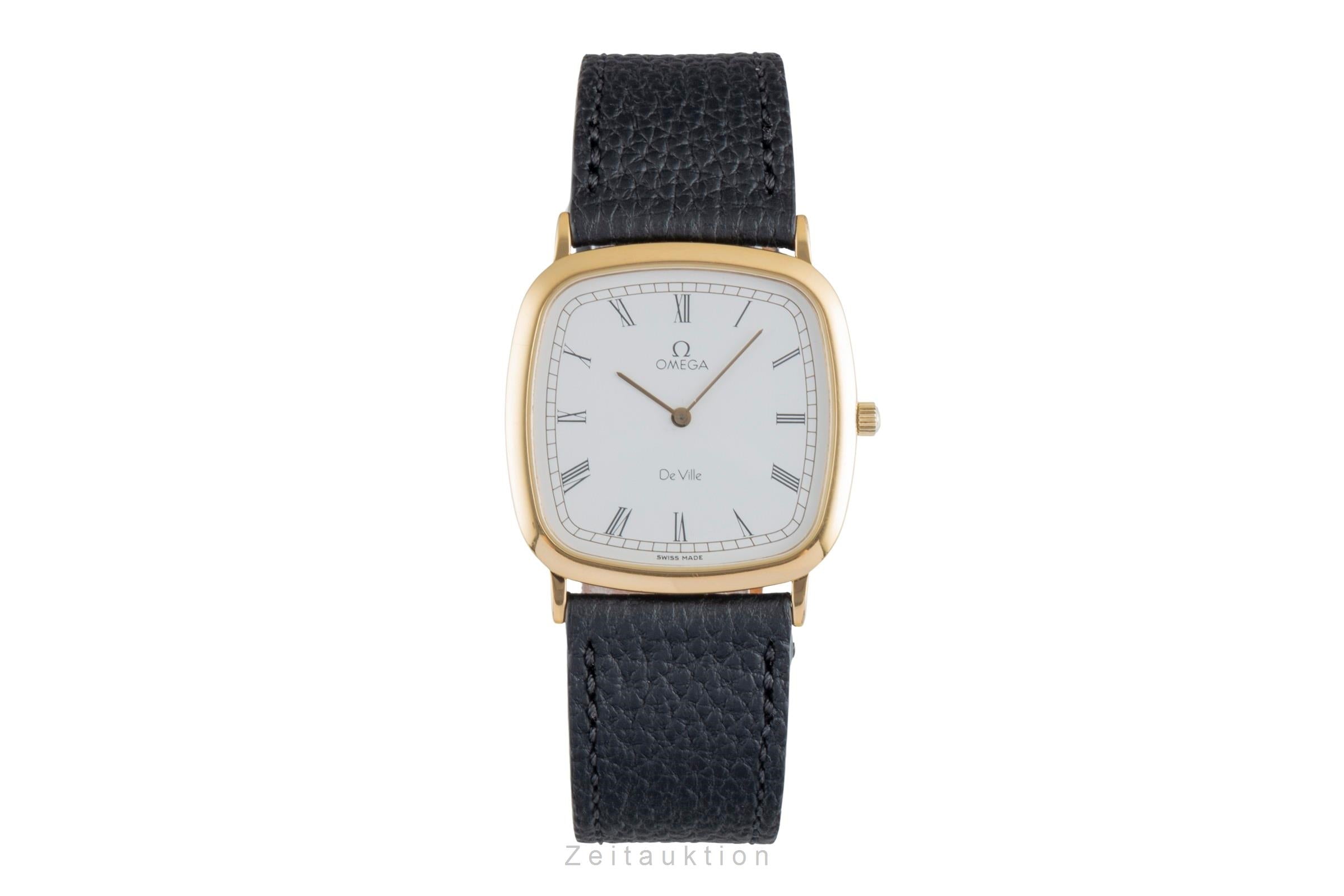 Omega De Ville gilt-brass quartz Kal. 1378 Ref. 195.0077 VINTAGE