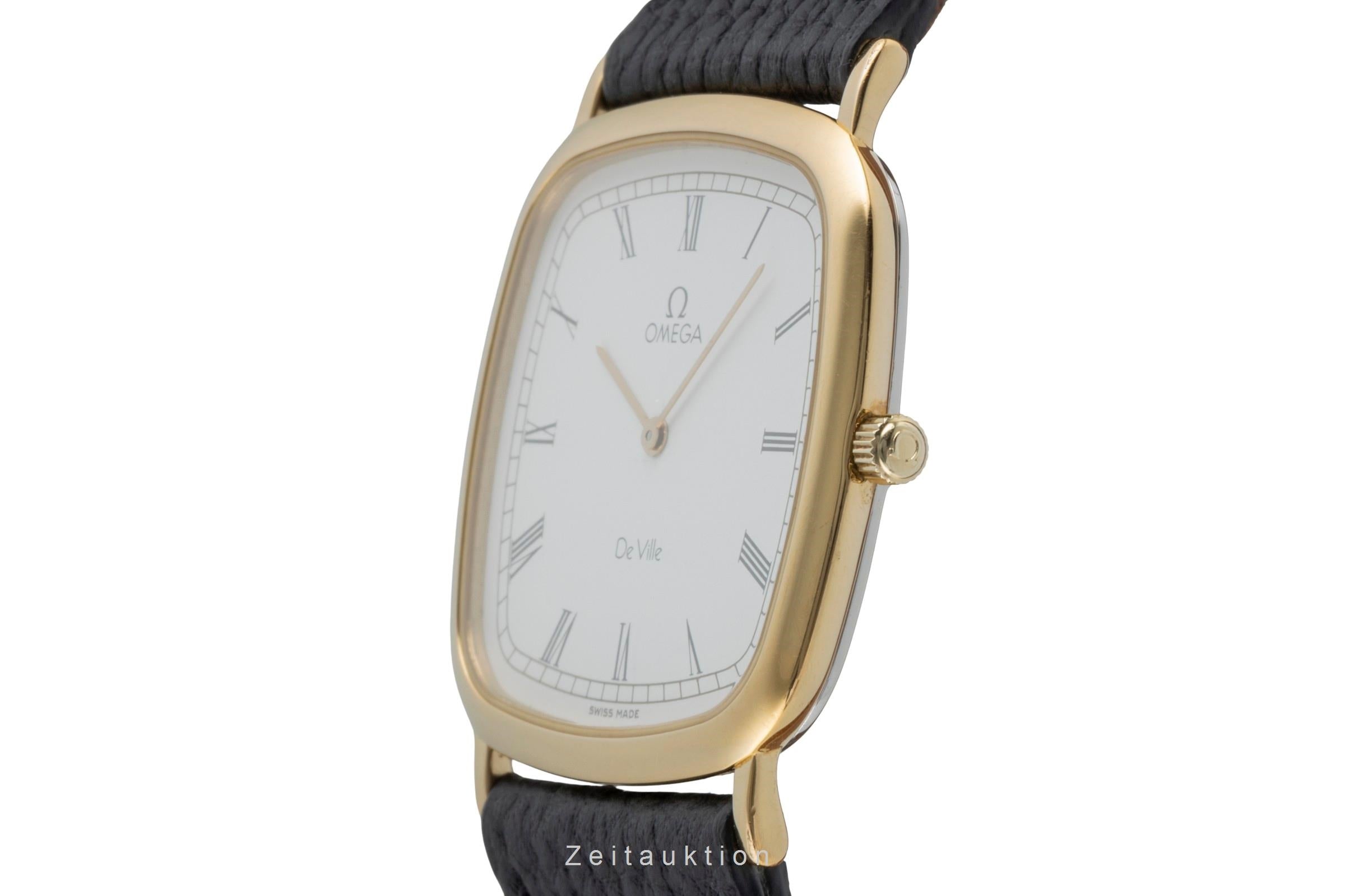 Omega De Ville gilt-brass quartz Kal. 1378 Ref. 195.0077 VINTAGE