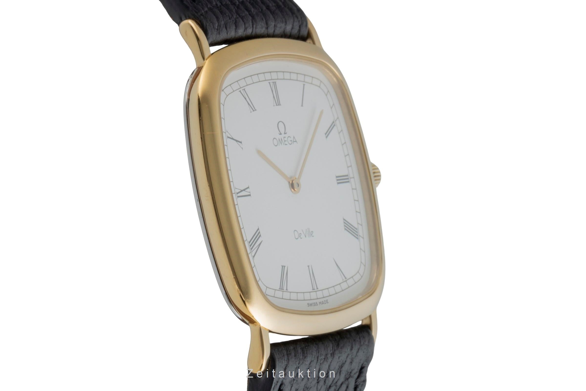 Omega De Ville gilt-brass quartz Kal. 1378 Ref. 195.0077 VINTAGE