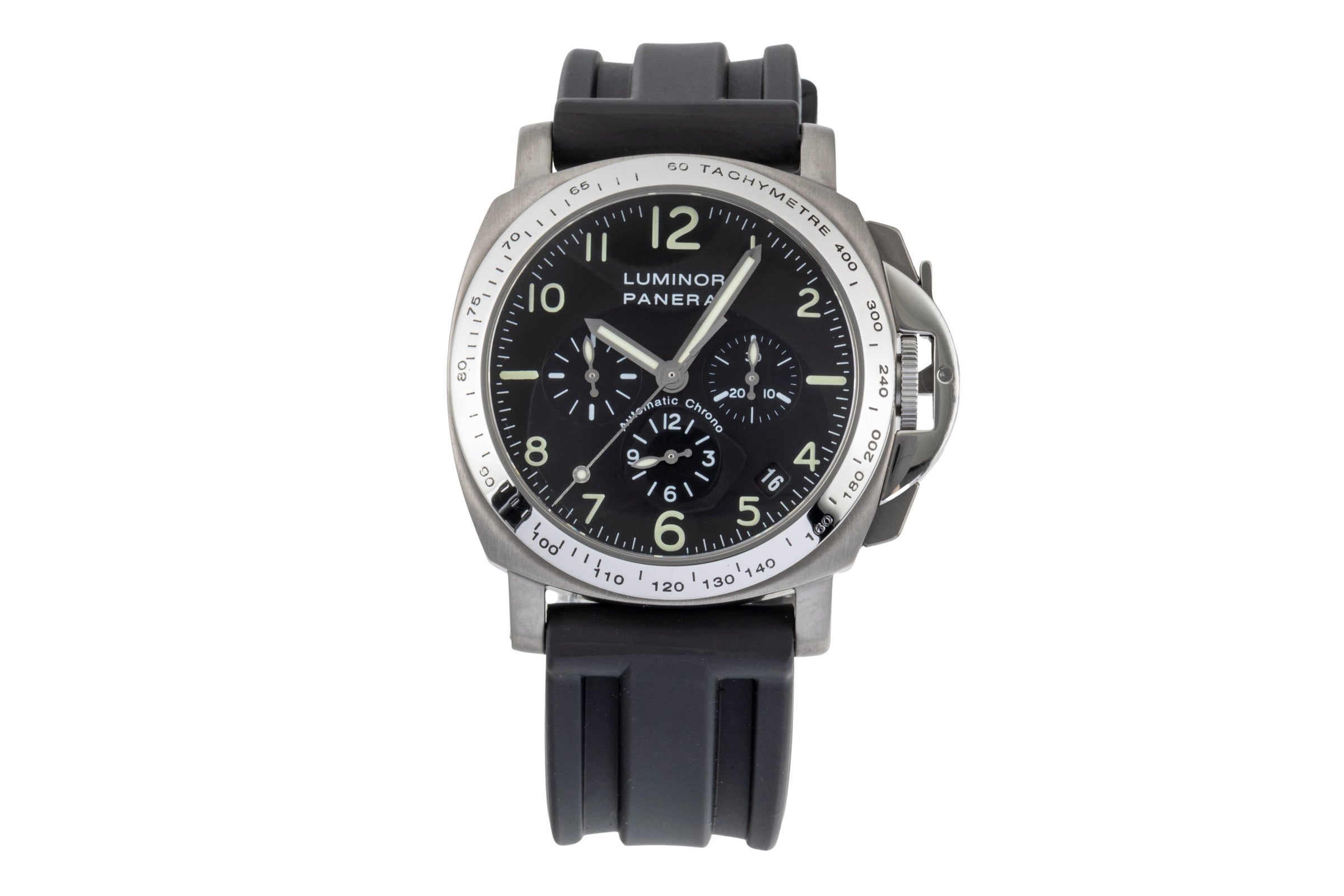Panerai Luminor  chronograph titanium automatic men's watch PAM00074  [2600142]