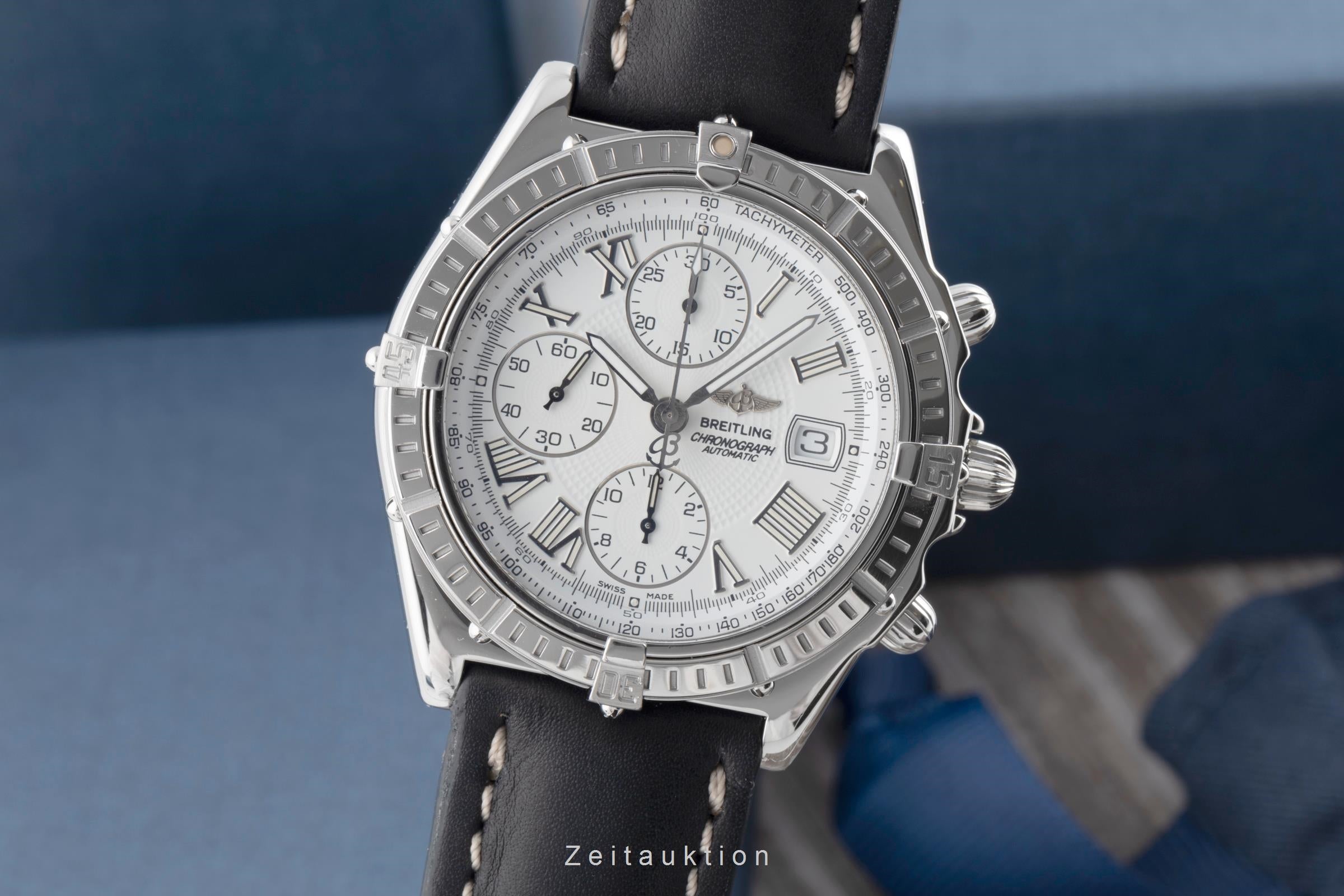 Breitling Crosswind Chronograph Automatik Stahl Herrenuhr Ref. A13055 VP: 8100 € [2600149]
