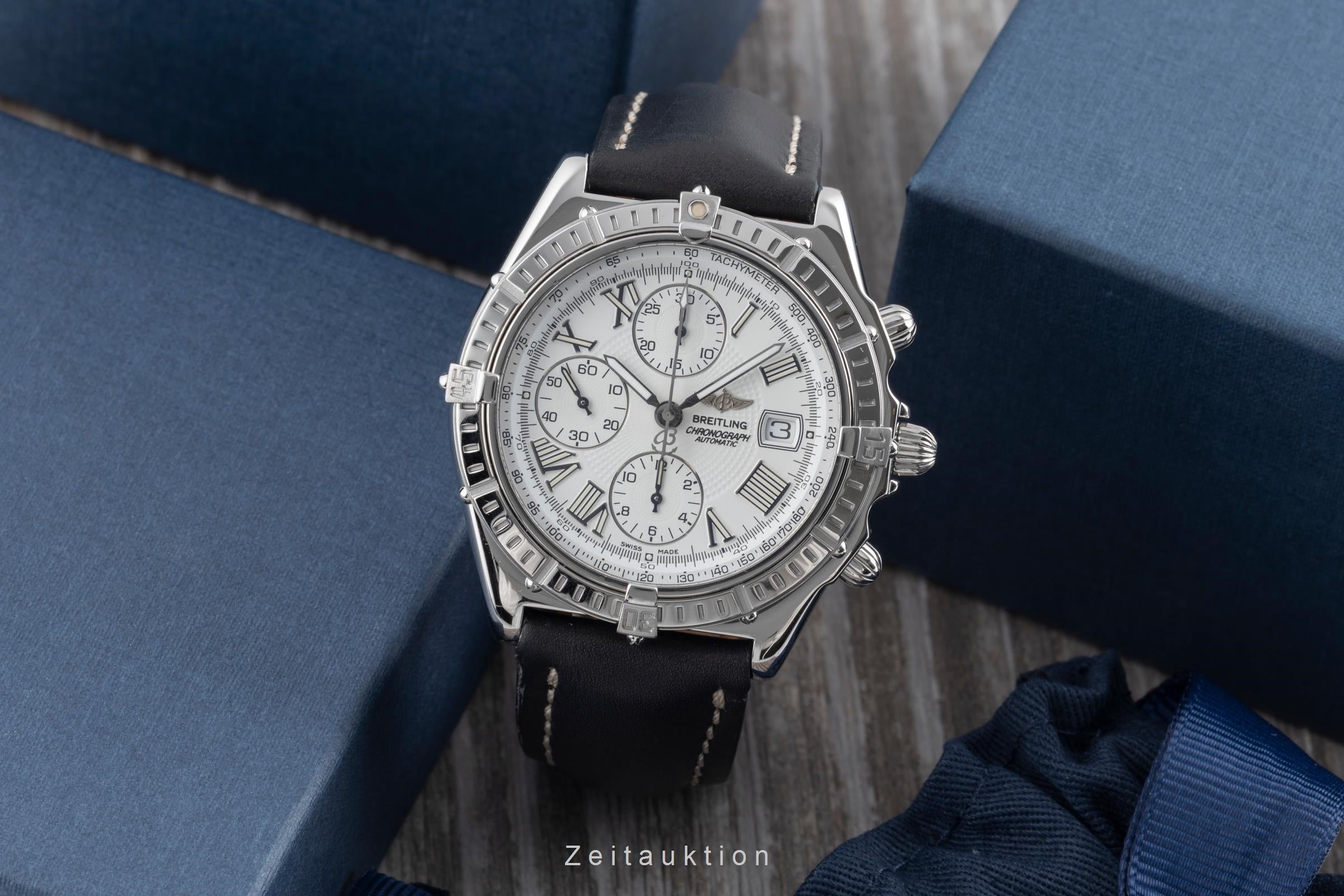 Breitling Crosswind Chronograph Automatik Stahl Herrenuhr Ref. A13055 VP: 8100 € [2600149]
