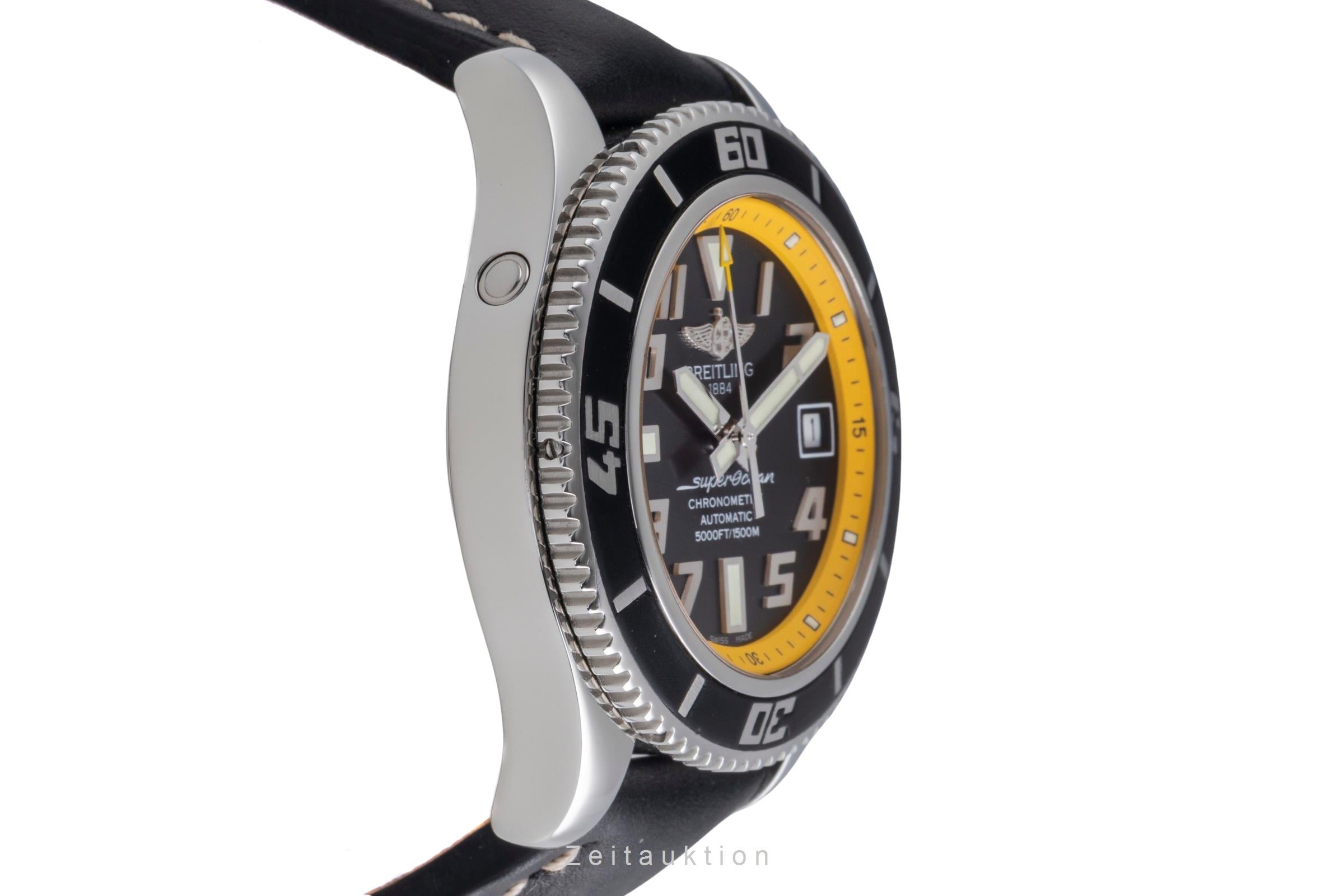Breitling Superocean 42 Black Dial Edelstahl Automatik Herrenuhr Ref. A17364  [2600150]