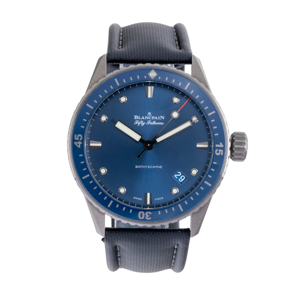 Blancpain Fifty Fathoms Bathyscaphe Blue Keramik 5000-0240-O52A B&P NP 14700,- € [2600154]