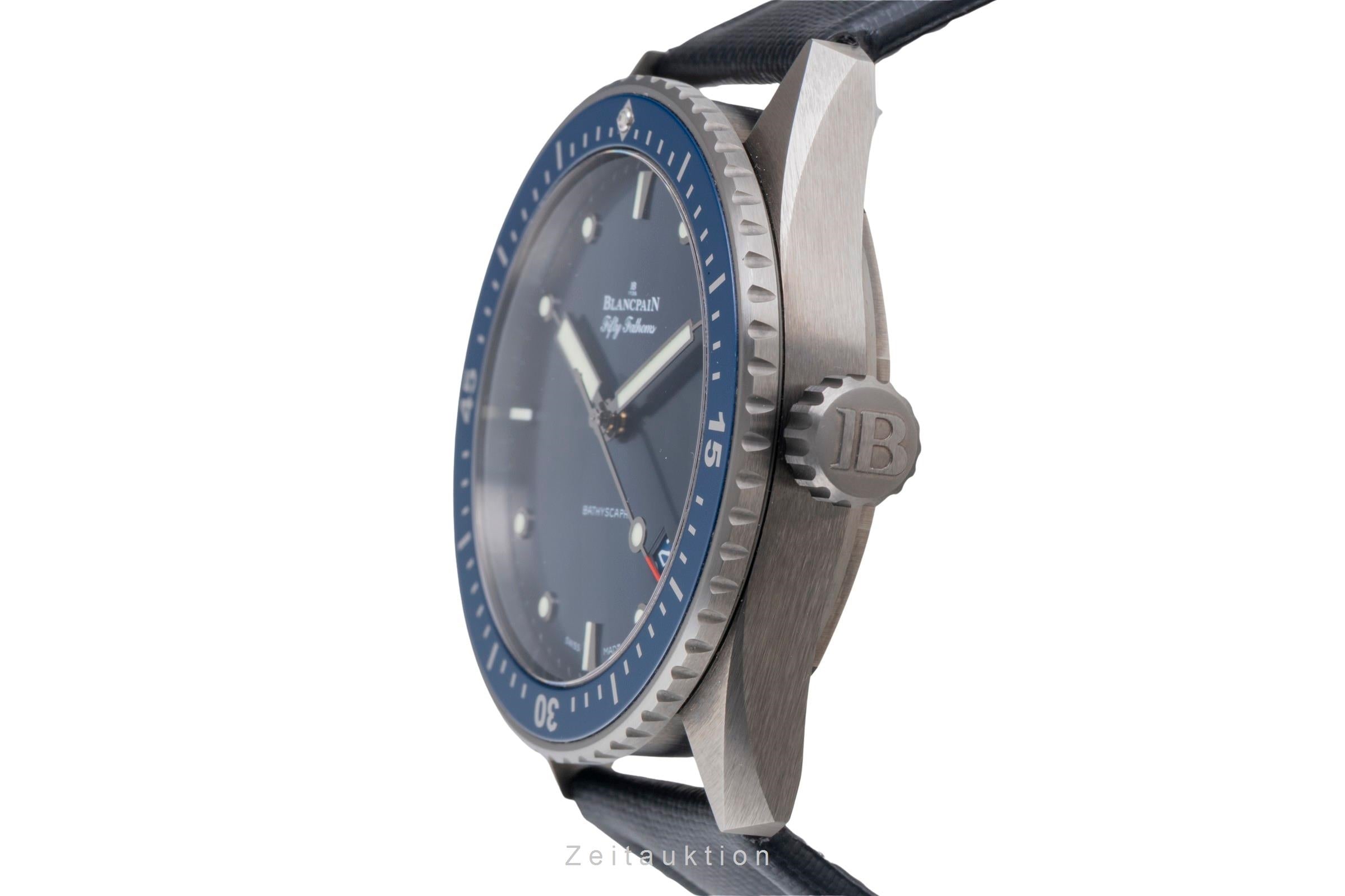 Blancpain Fifty Fathoms Bathyscaphe Blue Keramik 5000-0240-O52A B&P NP 14700,- € [2600154]