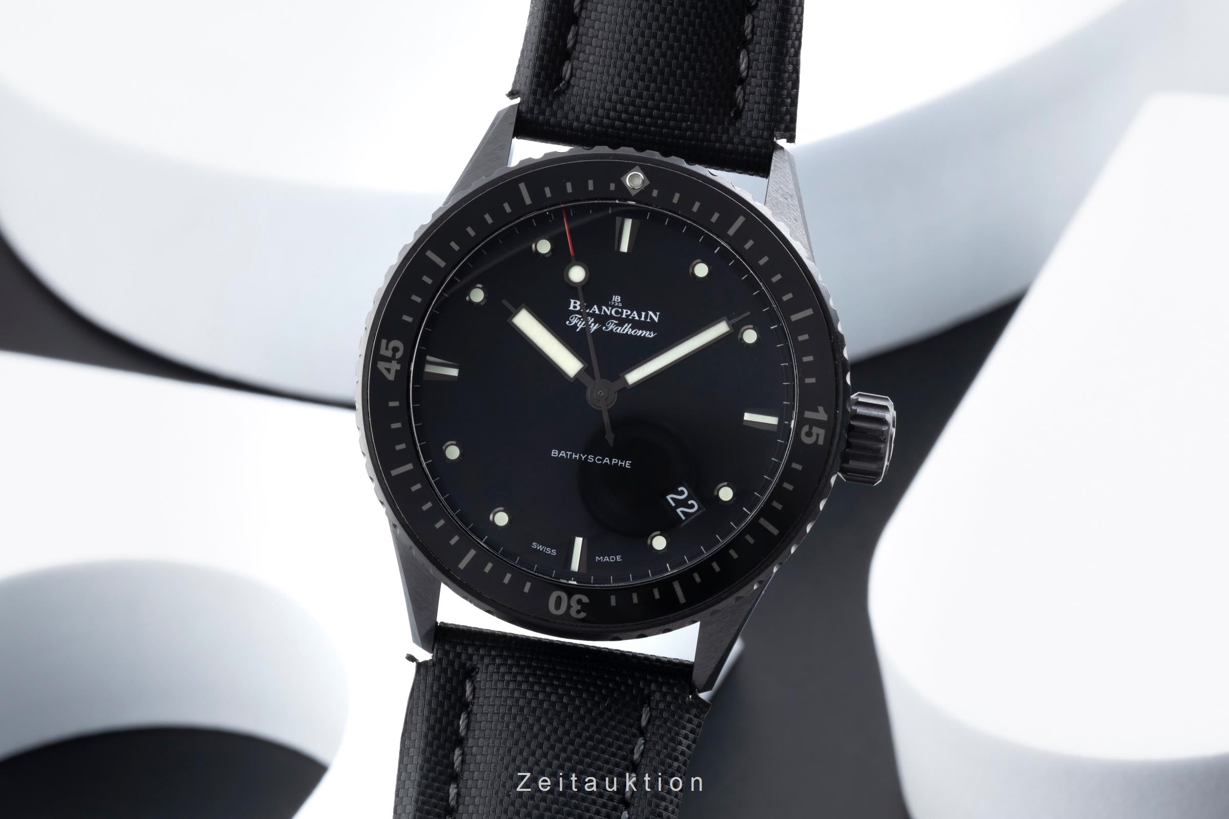 Blancpain Fifty Fathoms Bathyscaphe Keramik Ref. 5000.0130.B52B Papiere 2017 [2600156]