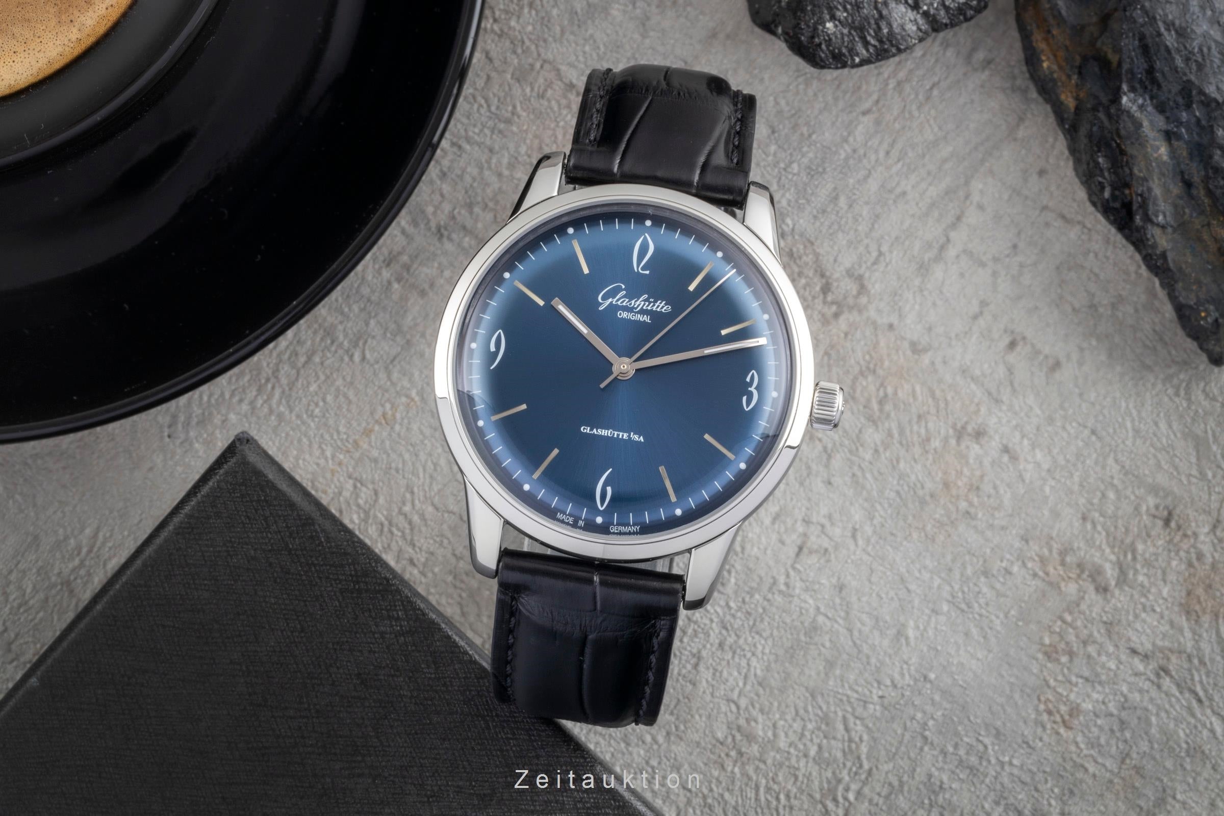 Glashütte Original Senator Sixties Herrenuhr Ref. 1-39-52-06-02-04 Papiere  [2600157]