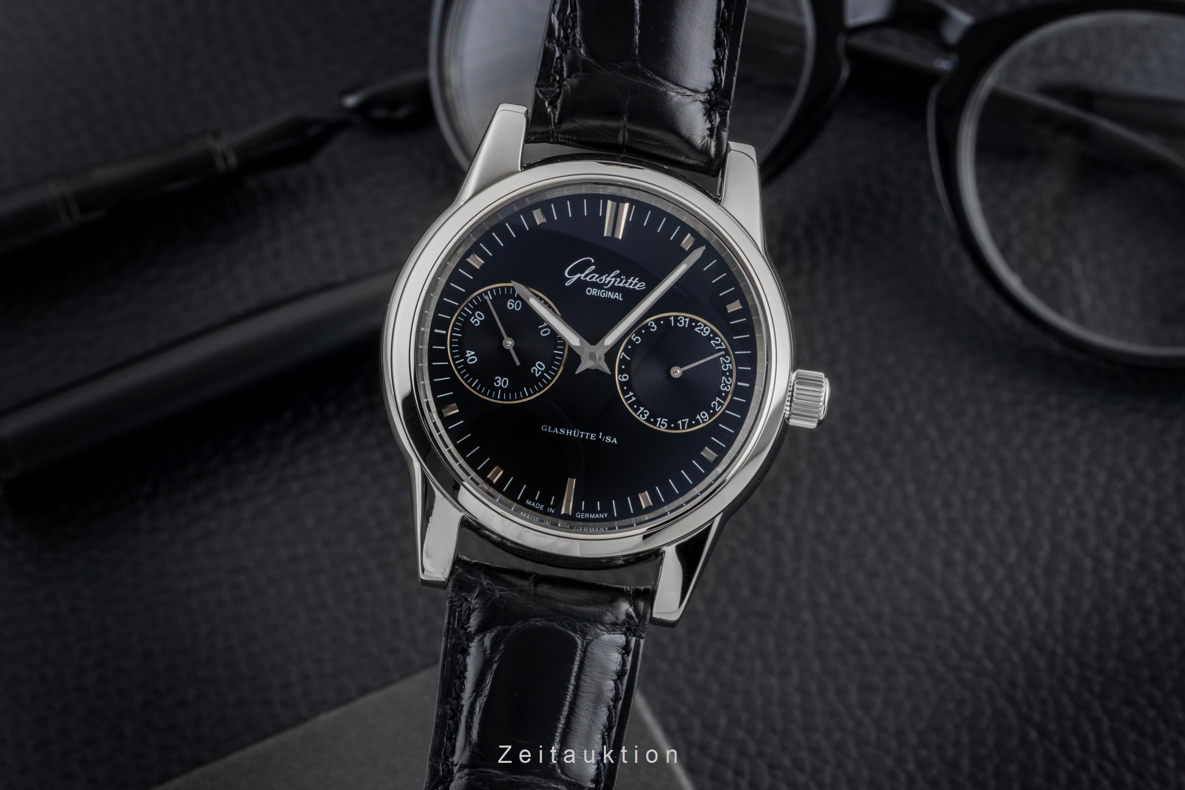 Glashütte Senator steel automatic men's watch 39-58-01-02-04  [2600158]