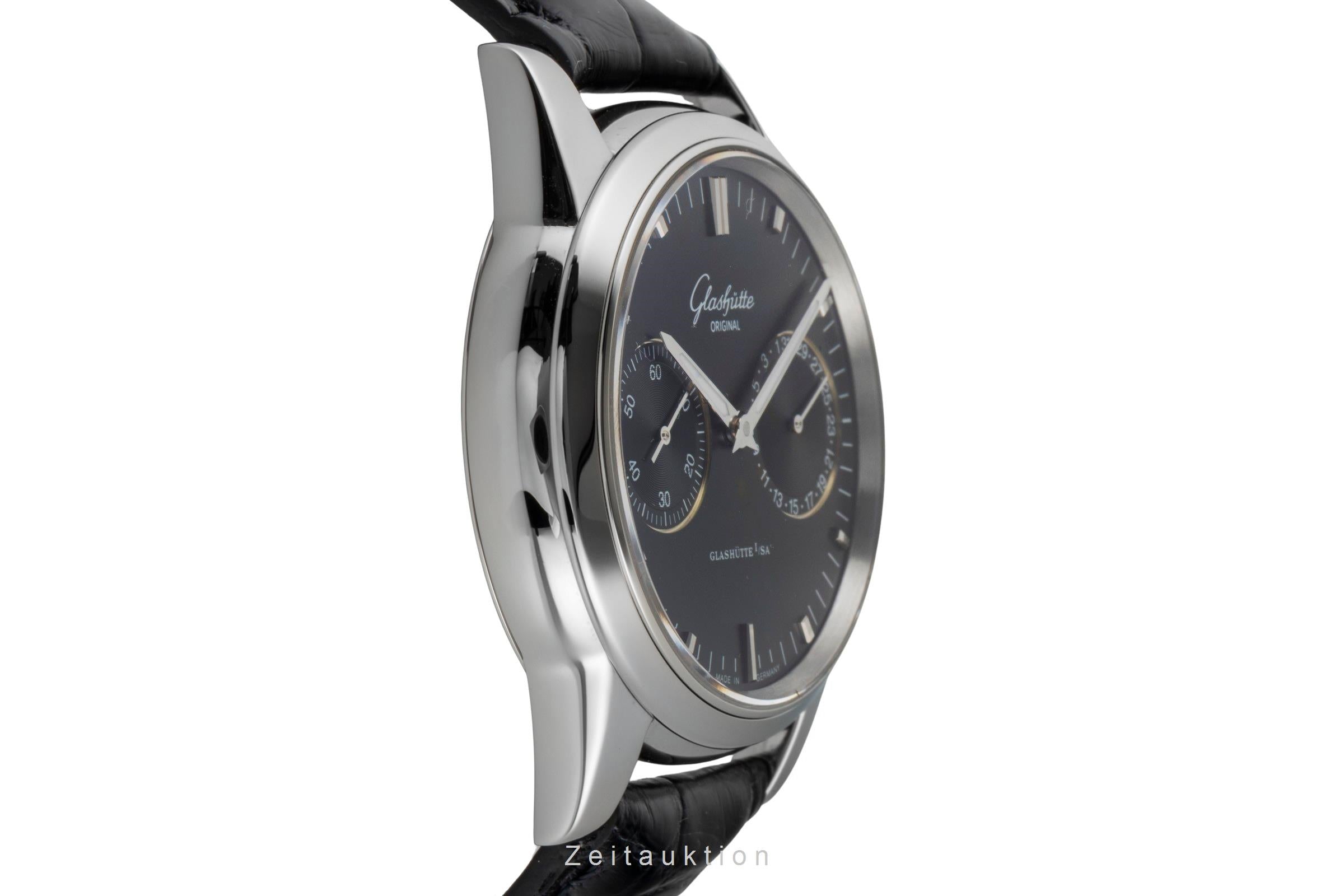Glashütte Senator acier automatique montre pour hommes 39-58-01-02-04  [2600158]